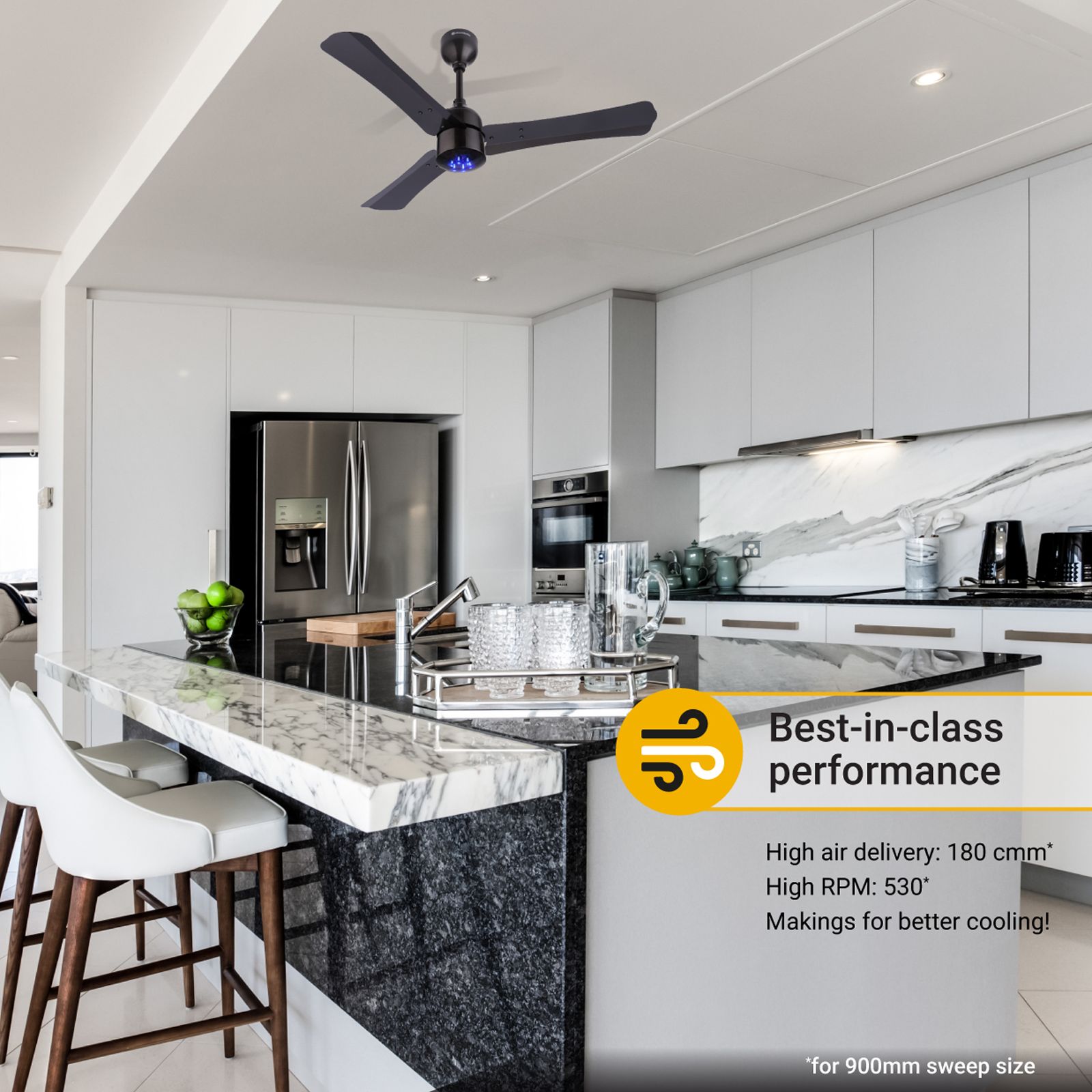 atomberg Renesa+ 5 Star 900mm 3 Blade BLDC Motor Ceiling Fan with Remote (LED Indicator, Earth Brown) atomberg Renesa+ 5 Star 900mm 3 Blade BLDC Motor Ceiling Fan with Remote (LED Indicator, Earth Brown)_9