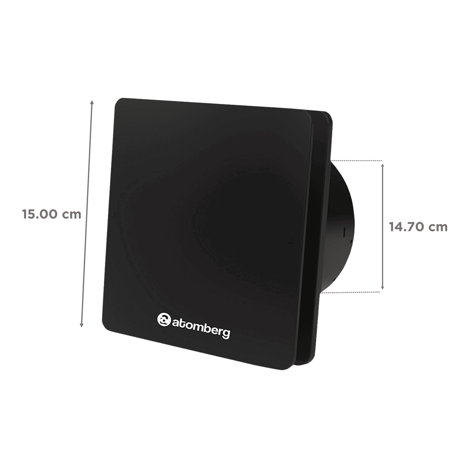 atomberg Studio 6 Inch 150mm Exhaust Fan with BLDC Motor (Double Ball Bearings, Black)_2