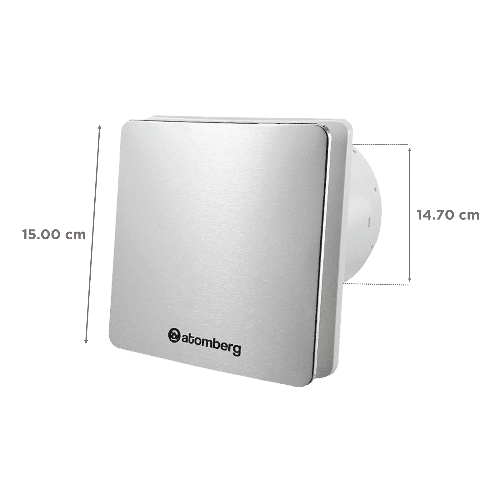 atomberg Studio 6 Inch 150mm Exhaust Fan with BLDC Motor (Double Ball Bearings, Stainless Steel)_2
