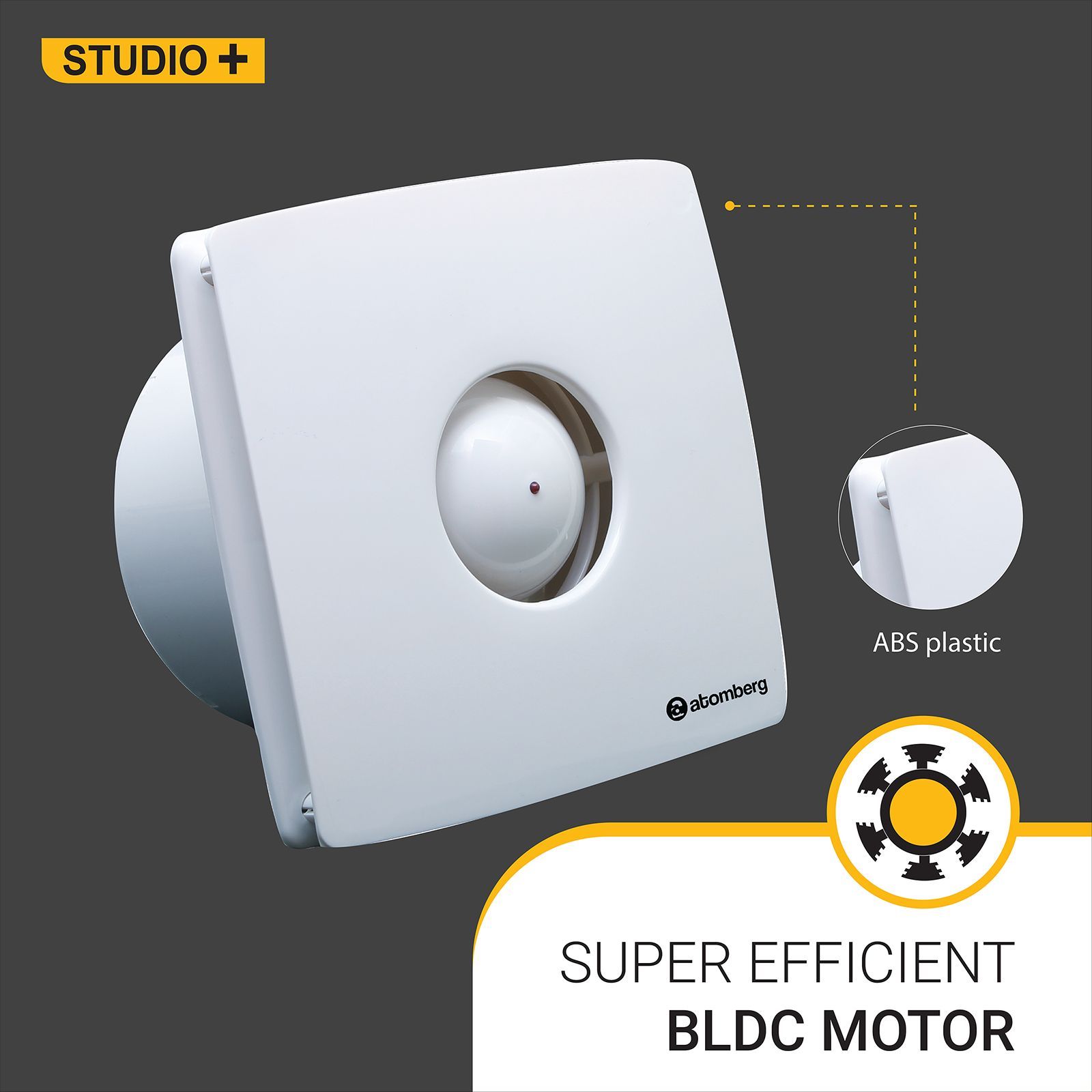 atomberg Studio Plus 6 Inch 150mm Exhaust Fan with BLDC Motor (Silent Operation, White)_9
