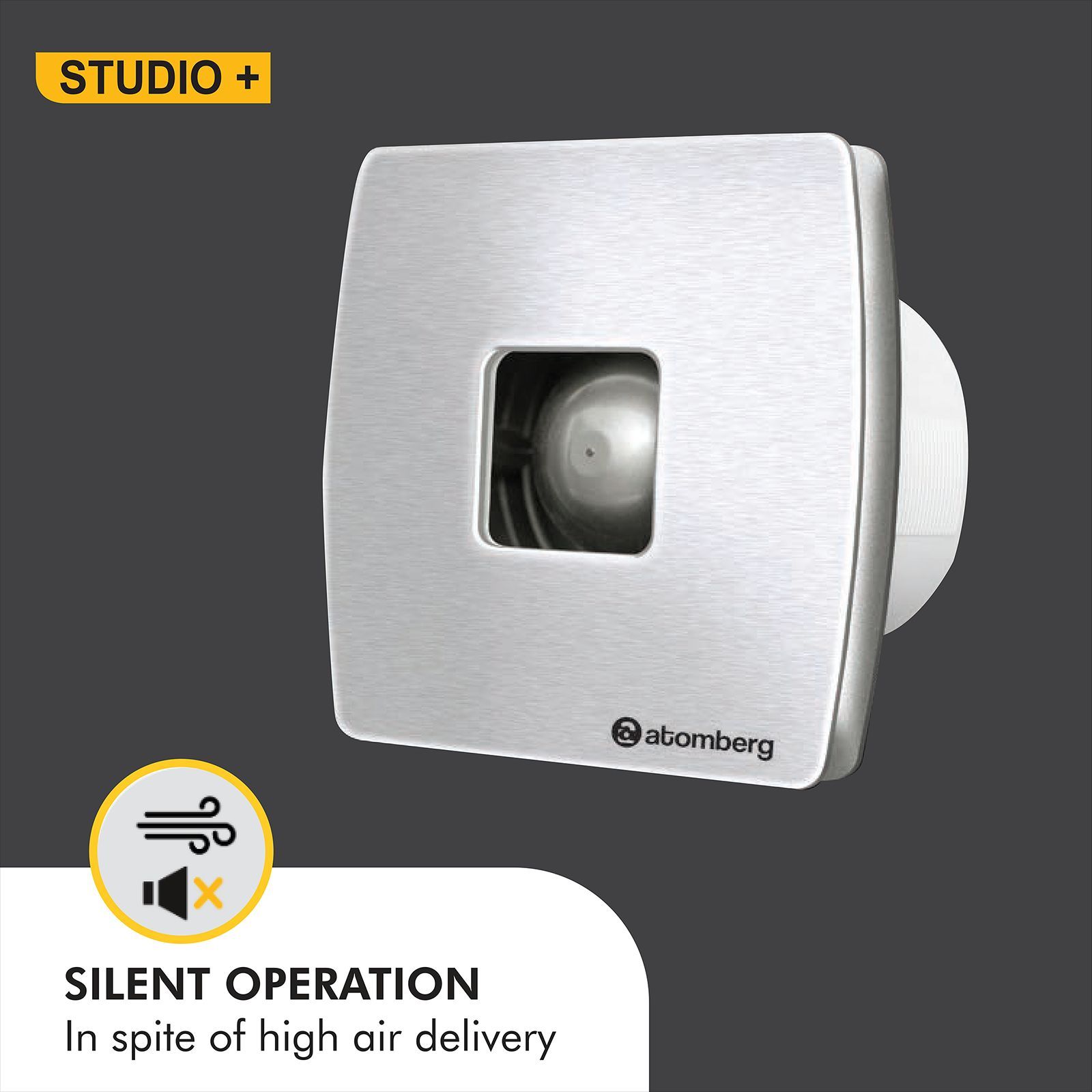 atomberg Studio Plus 6 Inch 150mm Exhaust Fan with BLDC Motor (Silent Operation, Stainless Steel)_7