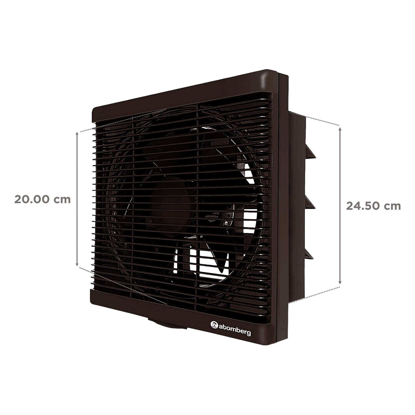 atomberg Efficio 8 Inch 200mm Exhaust Fan with BLDC Motor (Silent Operation, Umber Brown)_2