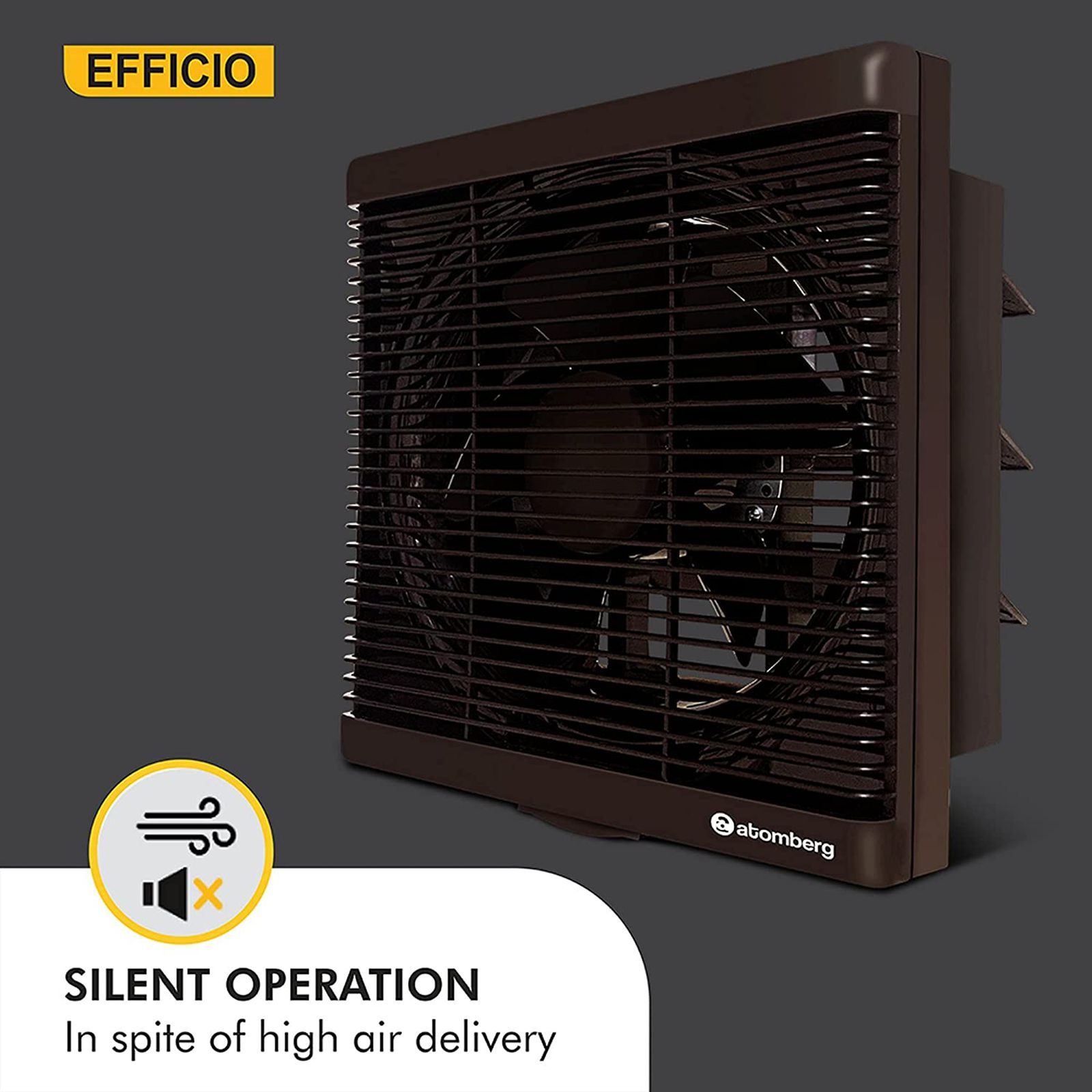 atomberg Efficio 10 Inch 250mm Exhaust Fan with BLDC Motor (Silent Operation, Umber Brown) atomberg Efficio 10 Inch 250mm Exhaust Fan with BLDC Motor (Silent Operation, Umber Brown)_5