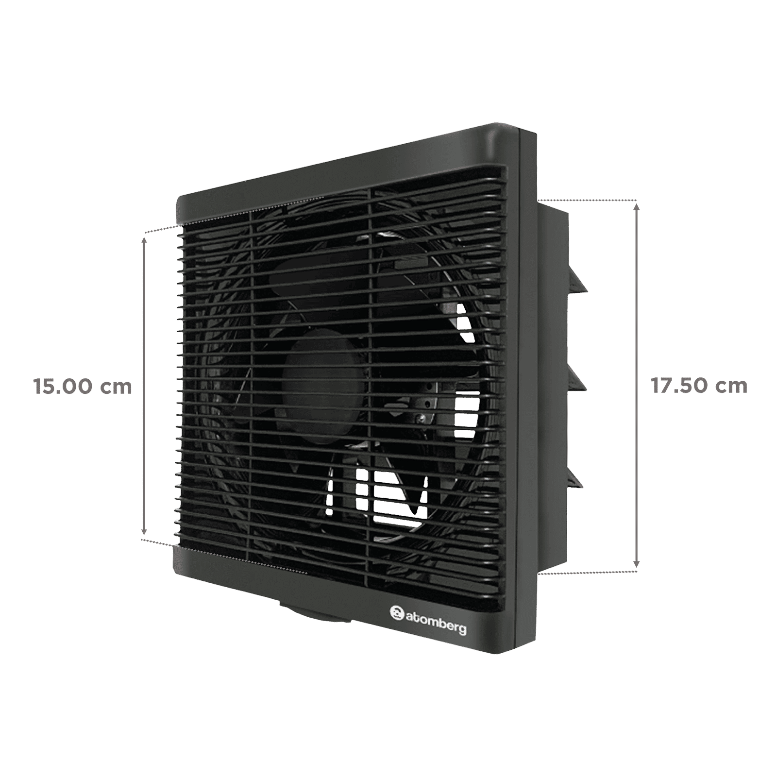 atomberg Efficio 6 Inch 150mm Exhaust Fan with BLDC Motor (Silent Operation, Black)_2