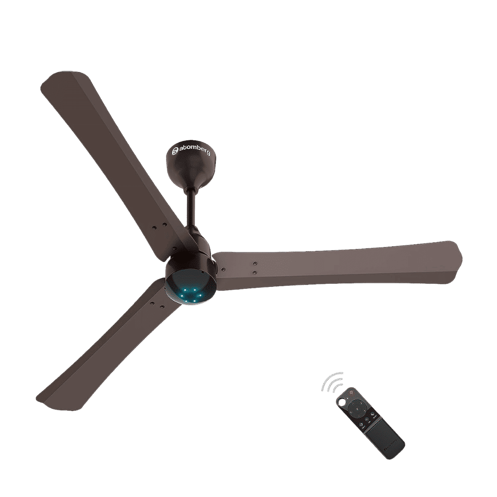 atomberg Renesa 5 Star 900mm 3 Blade BLDC Motor Ceiling Fan with Remote (LED Indicator, Matt Brown) atomberg Renesa 5 Star 900mm 3 Blade BLDC Motor Ceiling Fan with Remote (LED Indicator, Matt Brown)_5