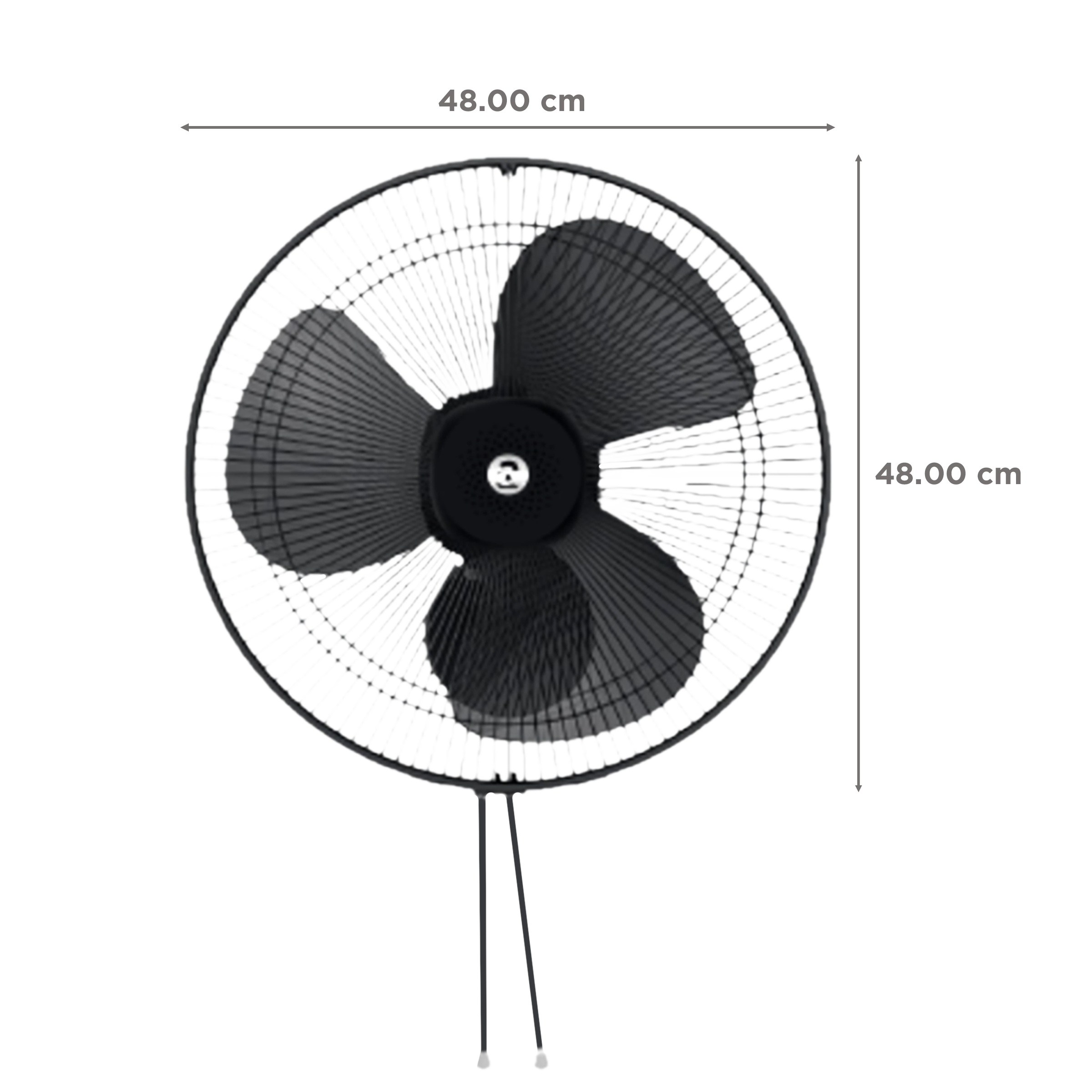 atomberg Renesa 5 Star 400mm 3 Blade BLDC Motor Wall Mounted Fans with Remote (Smooth Oscillation, Midnight Black)_2