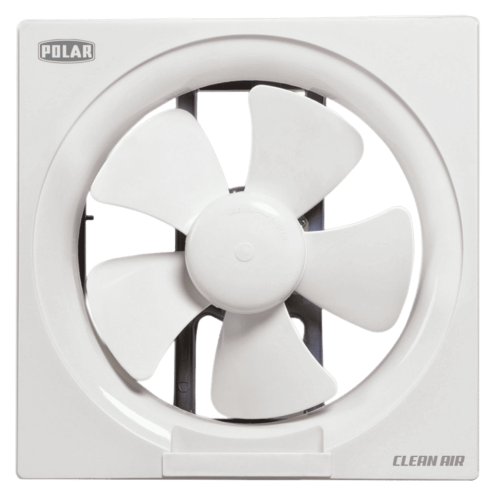 POLAR Clean Air Passion 150mm Exhaust Fan (Noiseless Operation, White)_1