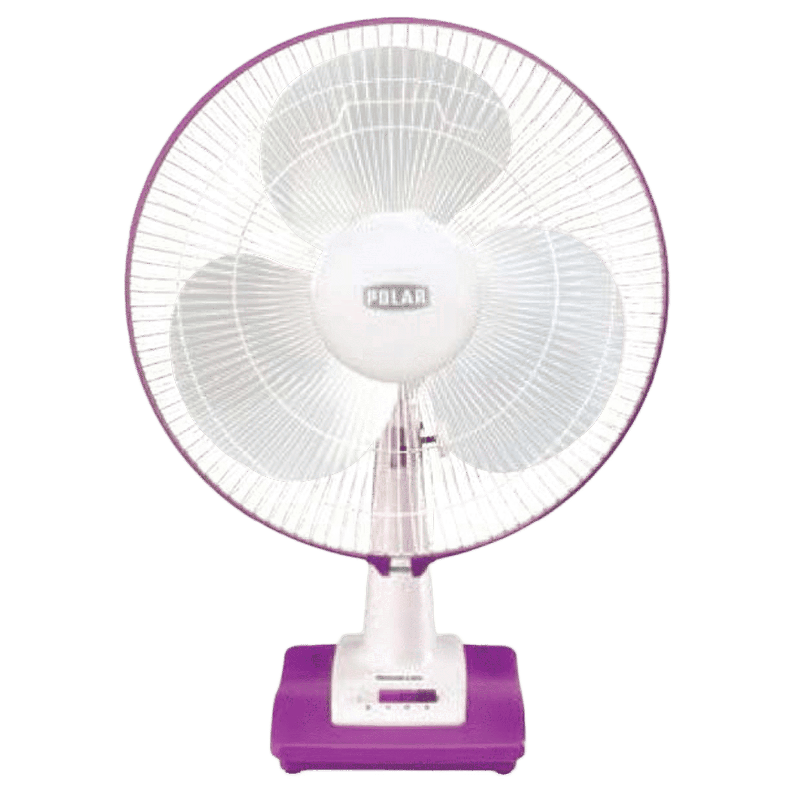 POLAR Annexer 400mm 3 Blade Thermal Overload Protector Table Fan (Silent Operation, White & Mauve) POLAR Annexer 400mm 3 Blade Thermal Overload Protector Table Fan (Silent Operation, White & Mauve)_1