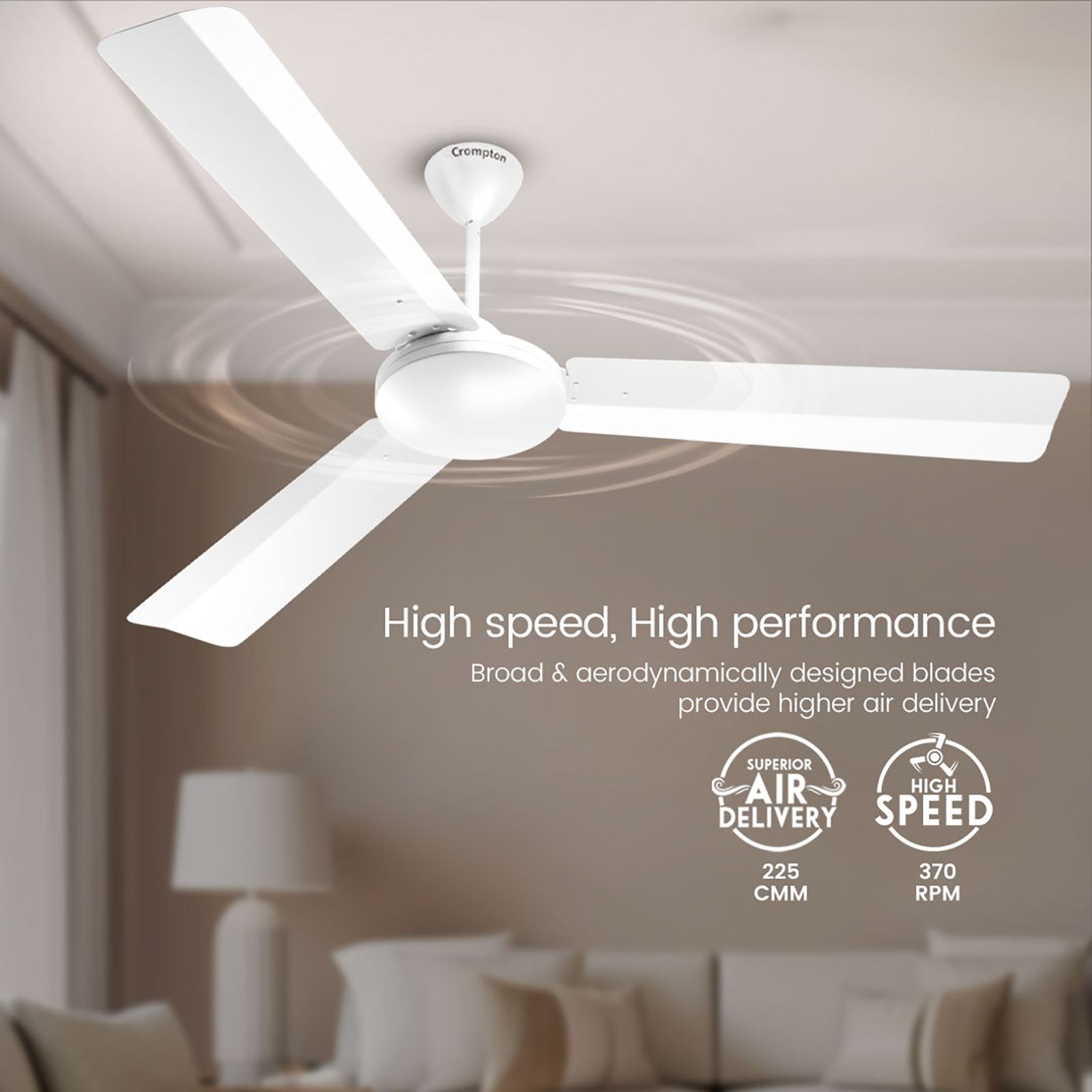 Crompton Jura Prime 1 Star 1200mm 3 Blade Copper Motor Ceiling Fan (Inverter Technology, Conch Cream)_10