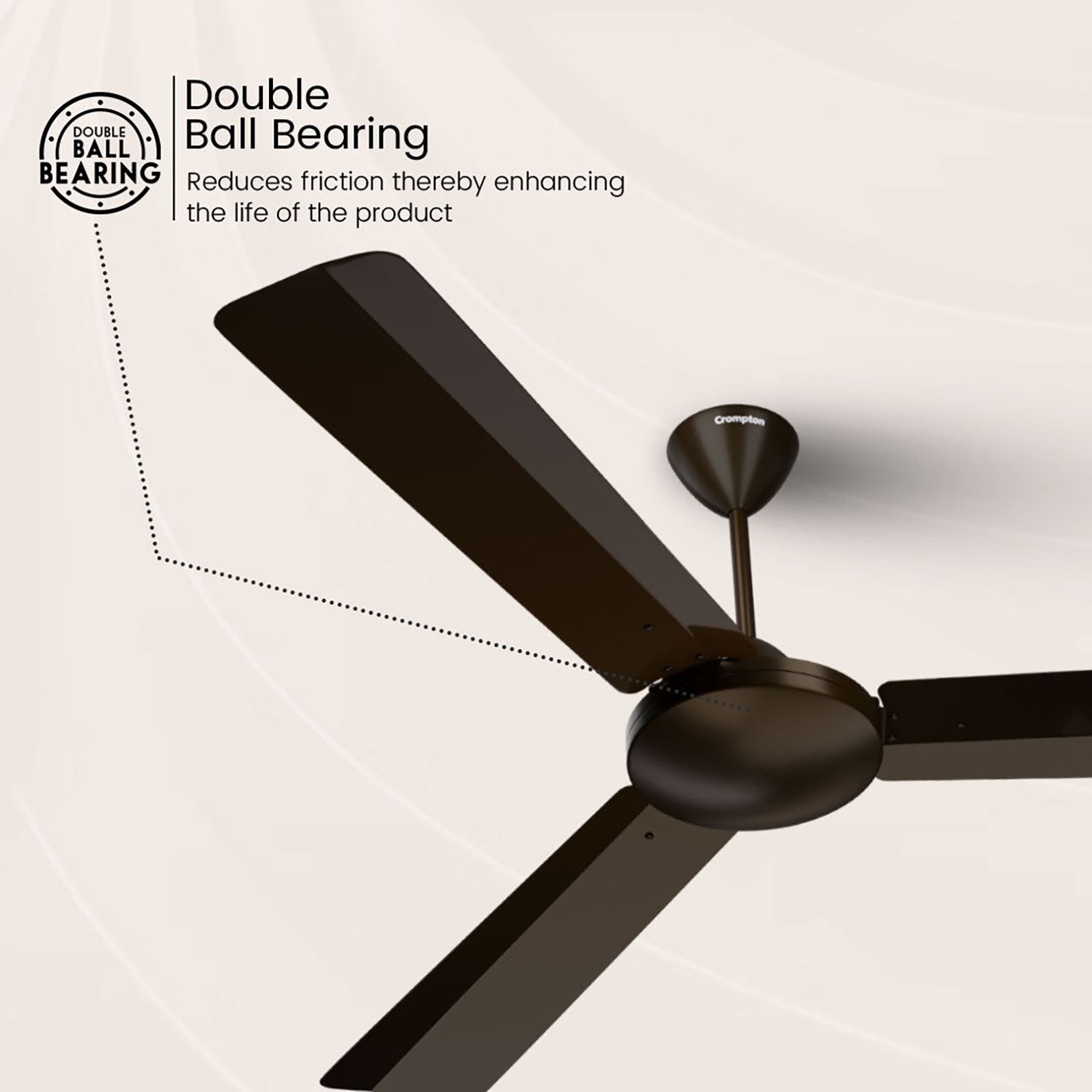 Crompton Jura Prime 1 Star 1200mm 3 Blade Copper Motor Ceiling Fan (Inverter Technology, Bakers Brown)_9