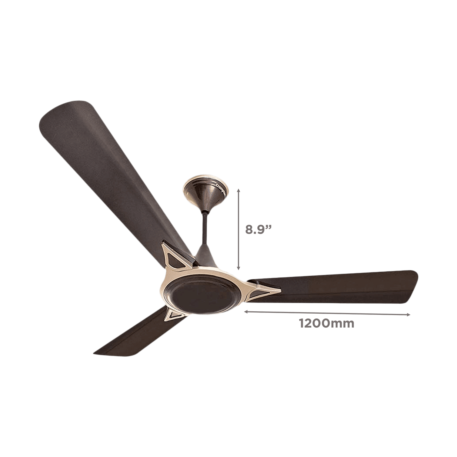 Crompton Premion Avancer Prime 1 Star 1200mm 3 Blade Copper Motor Ceiling Fan (Anti Rust, Bakers Brown)_2