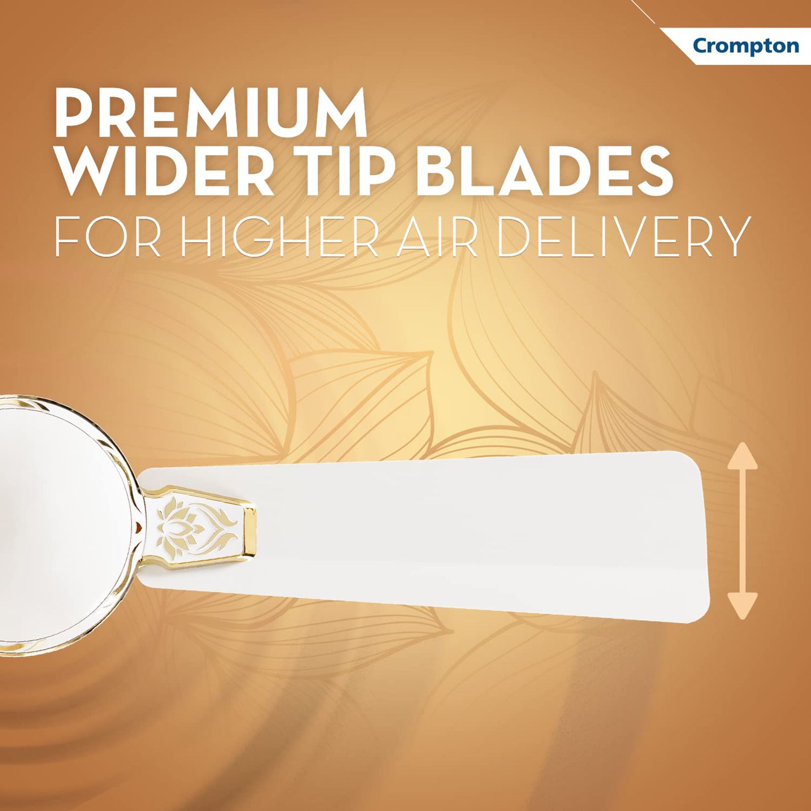 Crompton Premion Aura2 Designer 1 Star 1200mm 3 Blade High Velocity Ceiling Fan (Anti Dust, Pearl White)_10