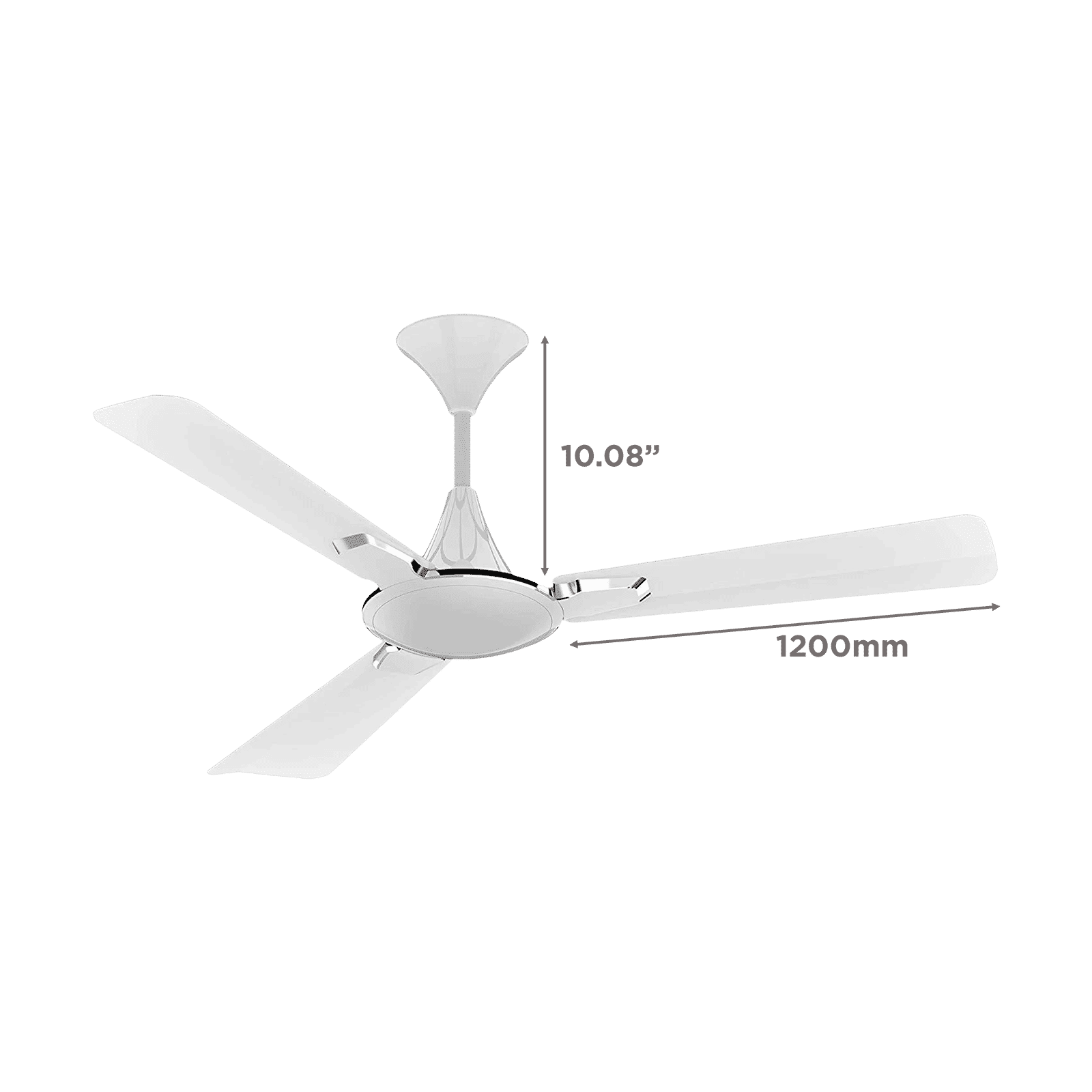Crompton Premion Aura2 Designer 1 Star 1200mm 3 Blade High Velocity Ceiling Fan (Anti Dust, Pearl White)_2