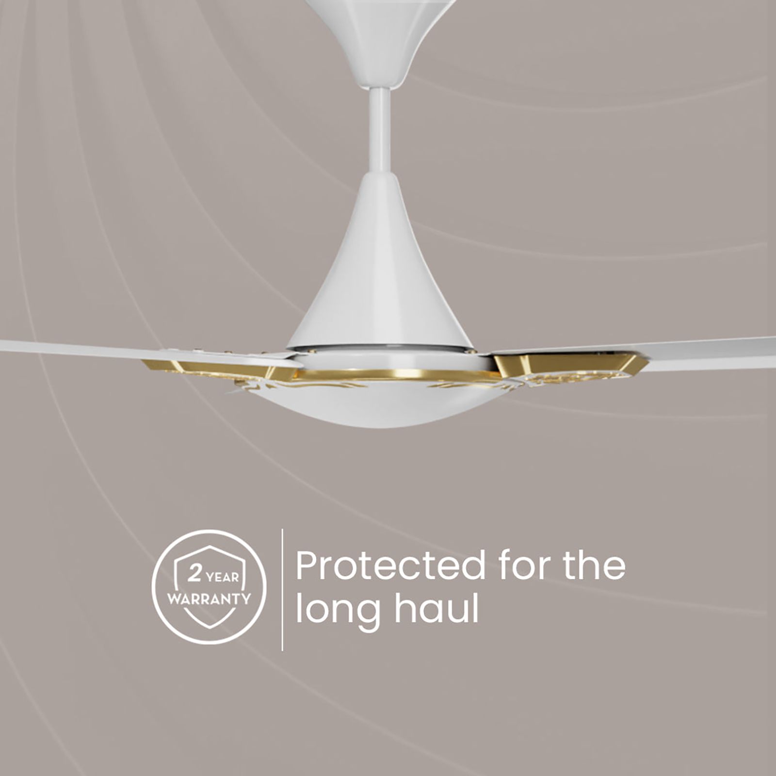 Crompton Premion Aura2 Designer 1 Star 1200mm 3 Blade High Velocity Ceiling Fan (Anti Dust, Pearl White)_7