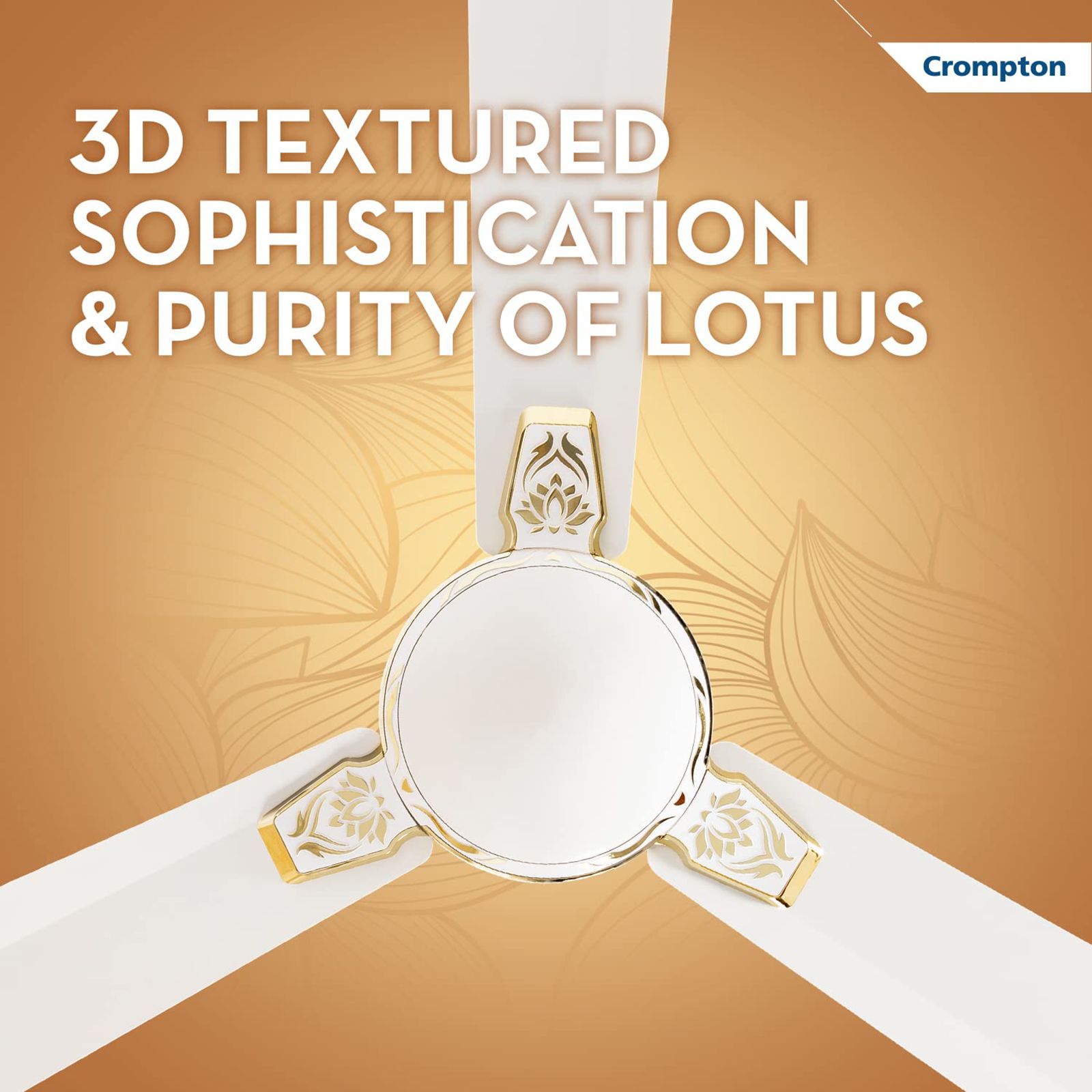 Crompton Premion Aura2 Designer 1 Star 1200mm 3 Blade High Velocity Ceiling Fan (Anti Dust, Pearl White)_8