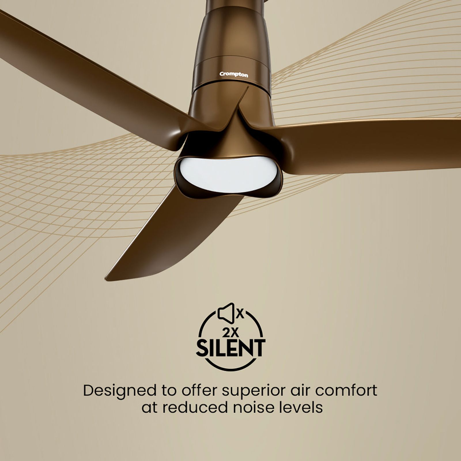 Crompton Silent Pro Blossom 5 Star 1200mm 3 Blade BLDC Motor Smart Ceiling Fan with Remote (Alexa & Google Assistant, Brown) Crompton Silent Pro Blossom 5 Star 1200mm 3 Blade BLDC Motor Smart Ceiling Fan with Remote (Alexa & Google Assistant, Brown)_5
