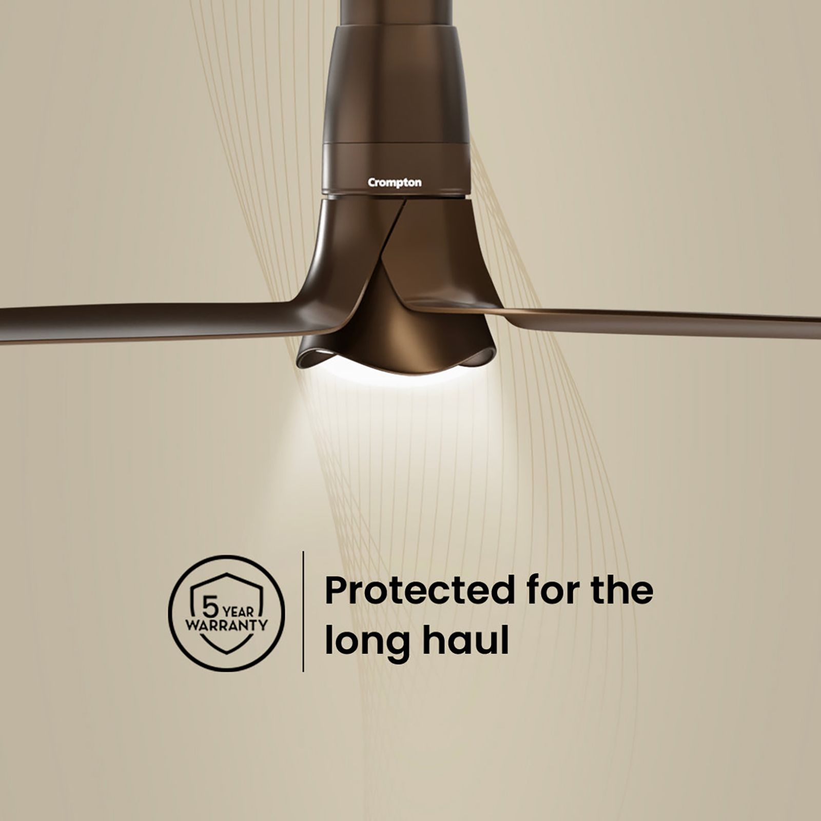Crompton Silent Pro Blossom 5 Star 1200mm 3 Blade BLDC Motor Smart Ceiling Fan with Remote (Alexa & Google Assistant, Brown) Crompton Silent Pro Blossom 5 Star 1200mm 3 Blade BLDC Motor Smart Ceiling Fan with Remote (Alexa & Google Assistant, Brown)_6