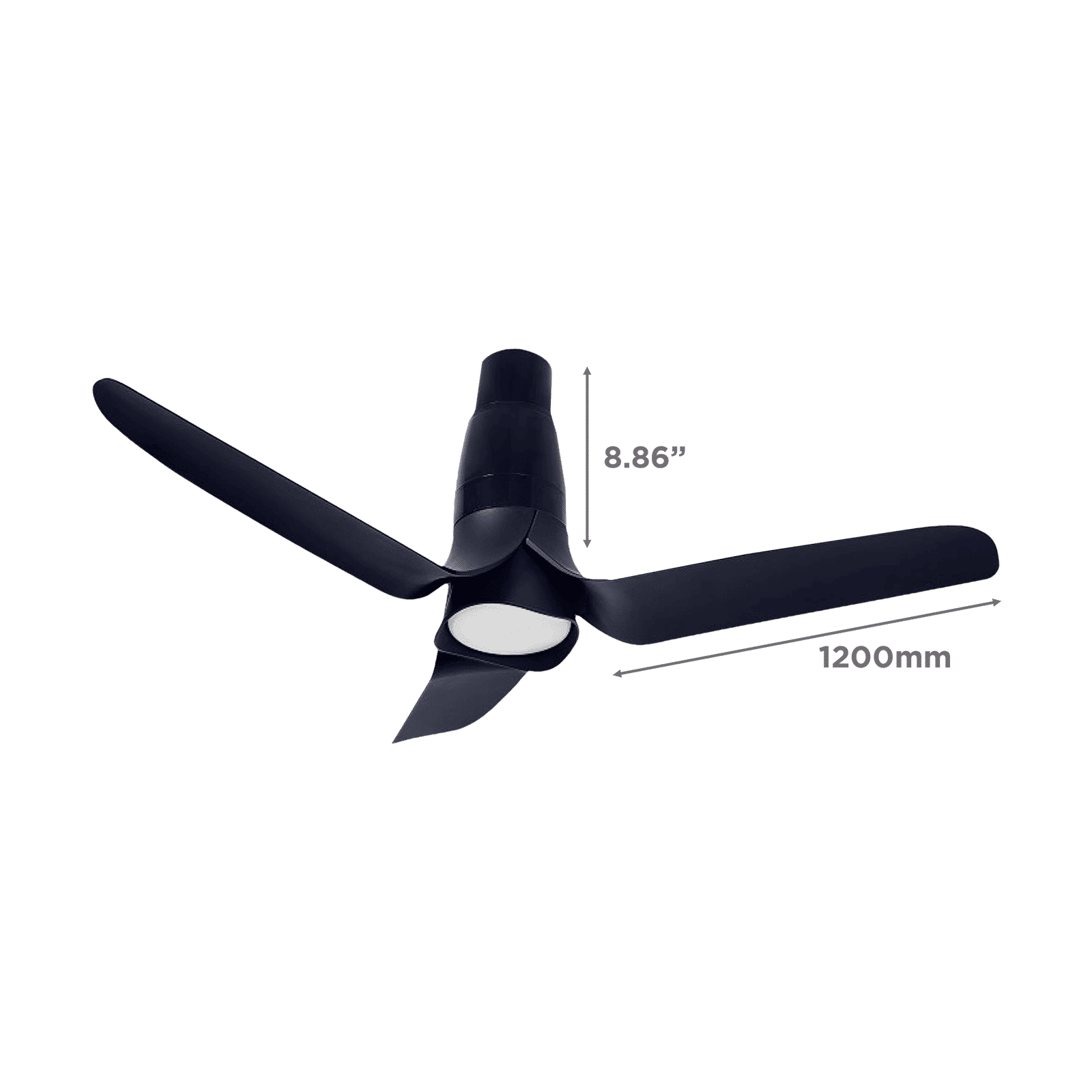 Crompton Silent Pro Blossom 5 Star 1200mm 3 Blade BLDC Motor Smart Ceiling Fan with Remote (Alexa & Google Assistant, Denim Blue)_2