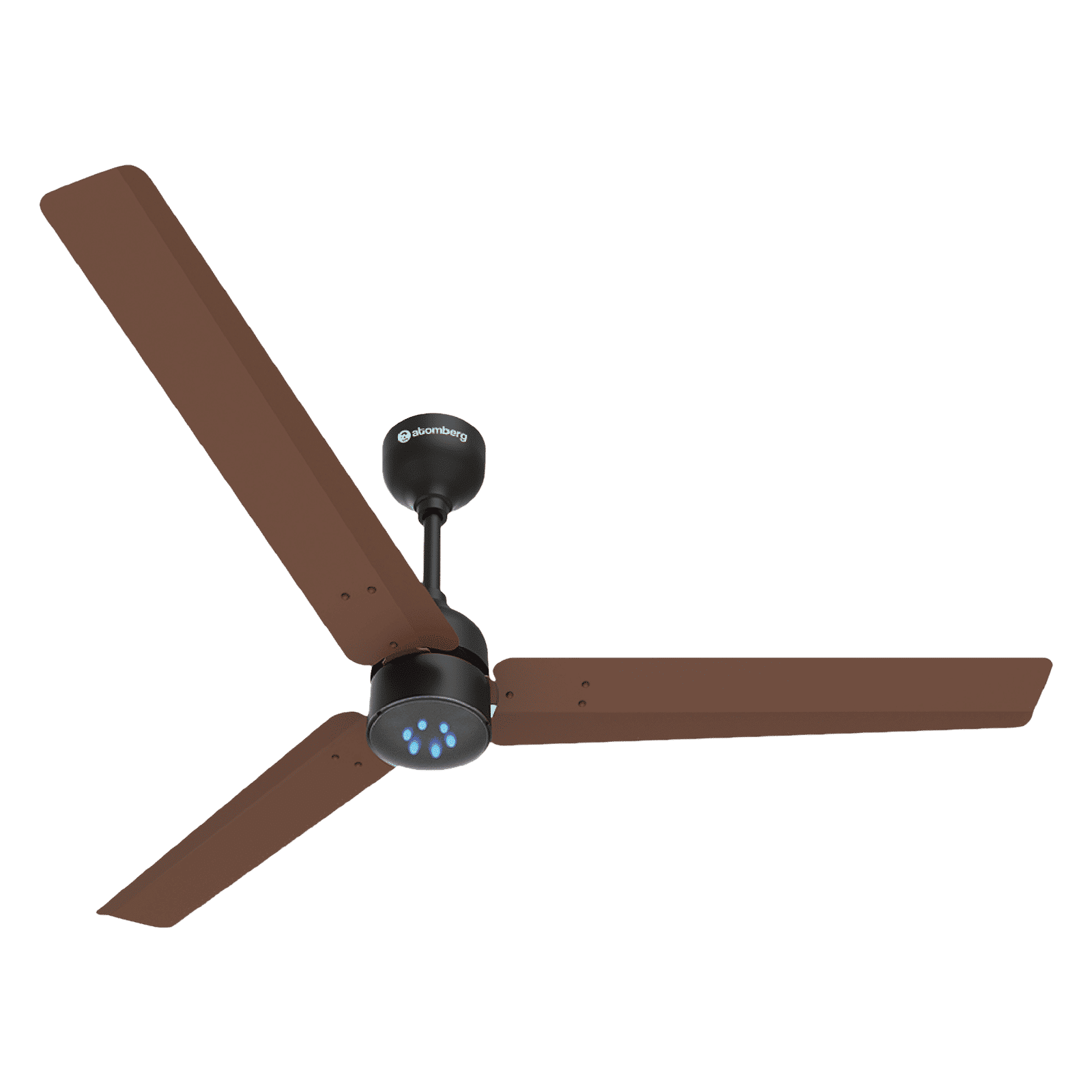 atomberg Renesa 5 Star 1200mm 3 Blade BLDC Motor Ceiling Fan with Remote (LED Speed Indicator, Matte Brown)_1