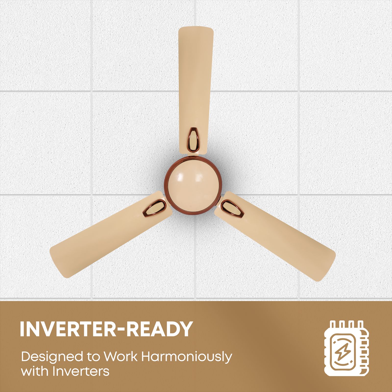 Croma Semi Deco 1200mm 3 Blade Energy Efficient Ceiling Fan (Reliable Operation, Mid Buff) Croma Semi Deco 1200mm 3 Blade Energy Efficient Ceiling Fan (Reliable Operation, Mid Buff)_13