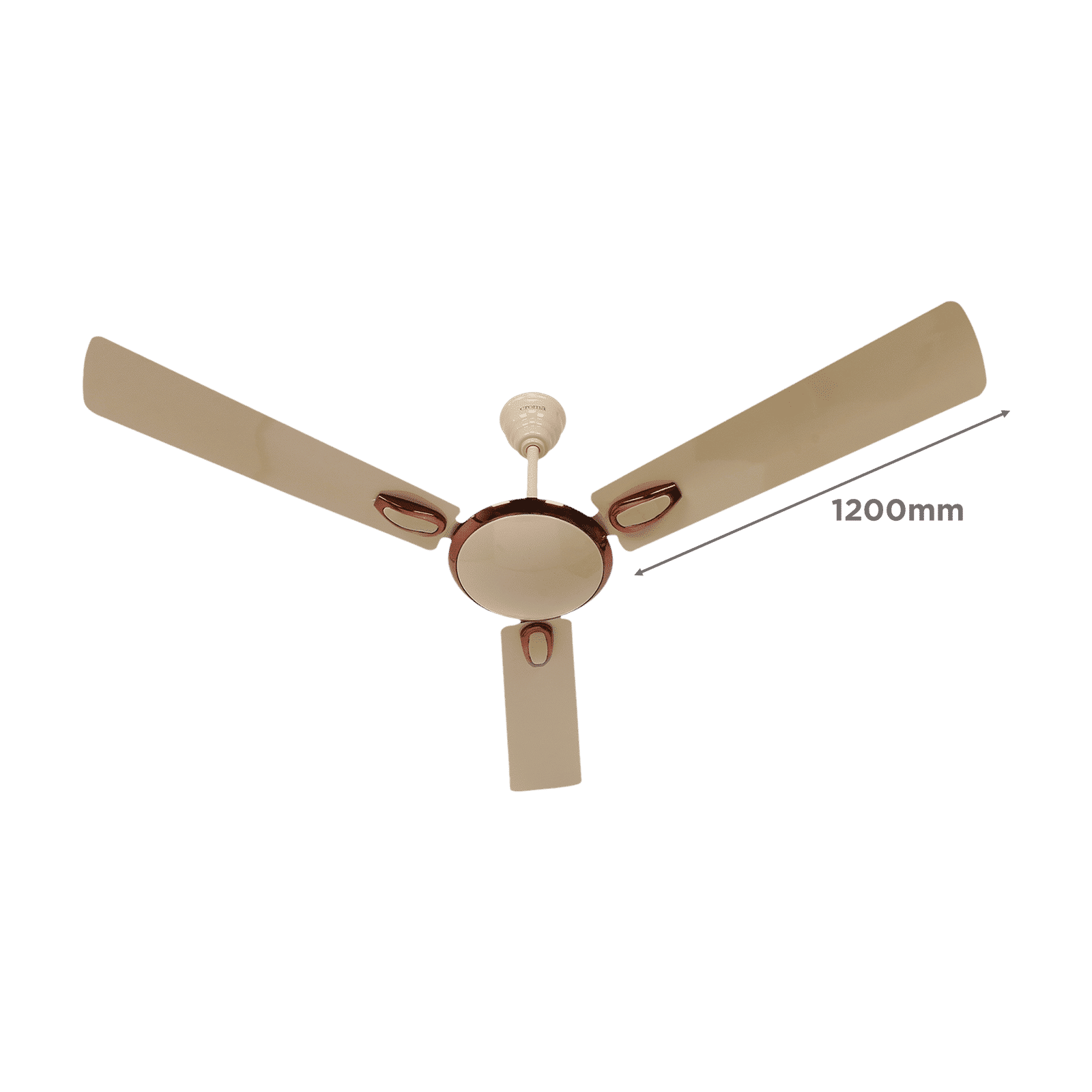 Croma Semi Deco 1200mm 3 Blade Energy Efficient Ceiling Fan (Reliable Operation, Mid Buff) Croma Semi Deco 1200mm 3 Blade Energy Efficient Ceiling Fan (Reliable Operation, Mid Buff)_2