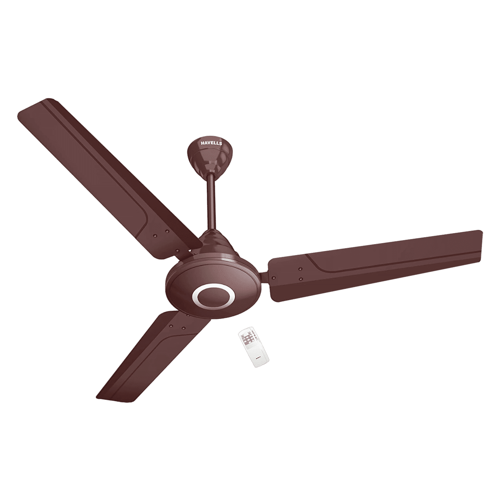HAVELLS Efficiencia Neo 5 Star 1200mm 3 Blade BLDC Motor Ceiling Fan with Remote (High Speed, Brown)_6