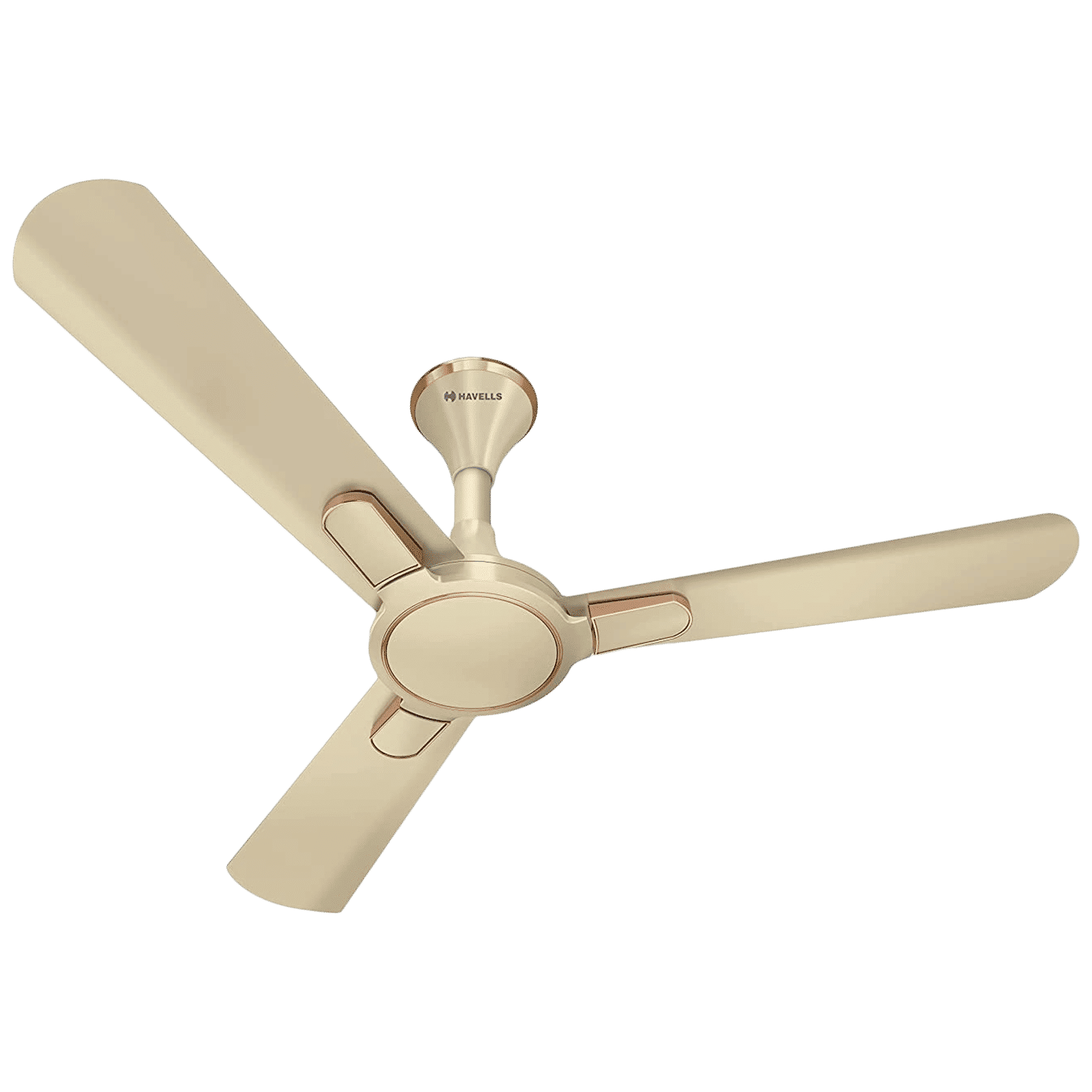 HAVELLS Bianca 5 Star 1200mm 3 Blade BLDC Motor Ceiling Fan with Remote (High Air Thrust, Gold Mist) HAVELLS Bianca 5 Star 1200mm 3 Blade BLDC Motor Ceiling Fan with Remote (High Air Thrust, Gold Mist)_1