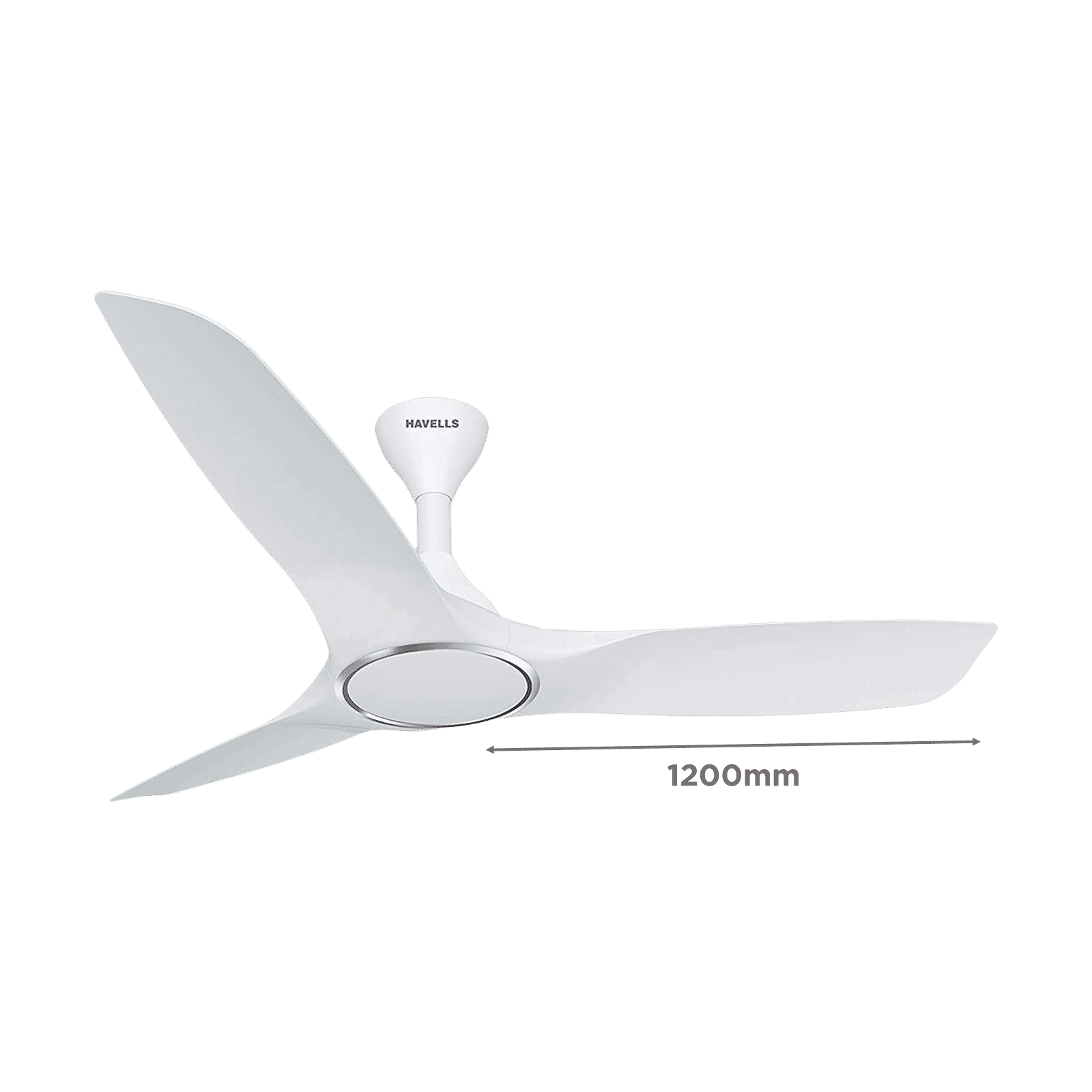 HAVELLS Stealth Air 1200mm 3 Blade Torque Motor Ceiling Fan (High Speed, Pearl White)_2