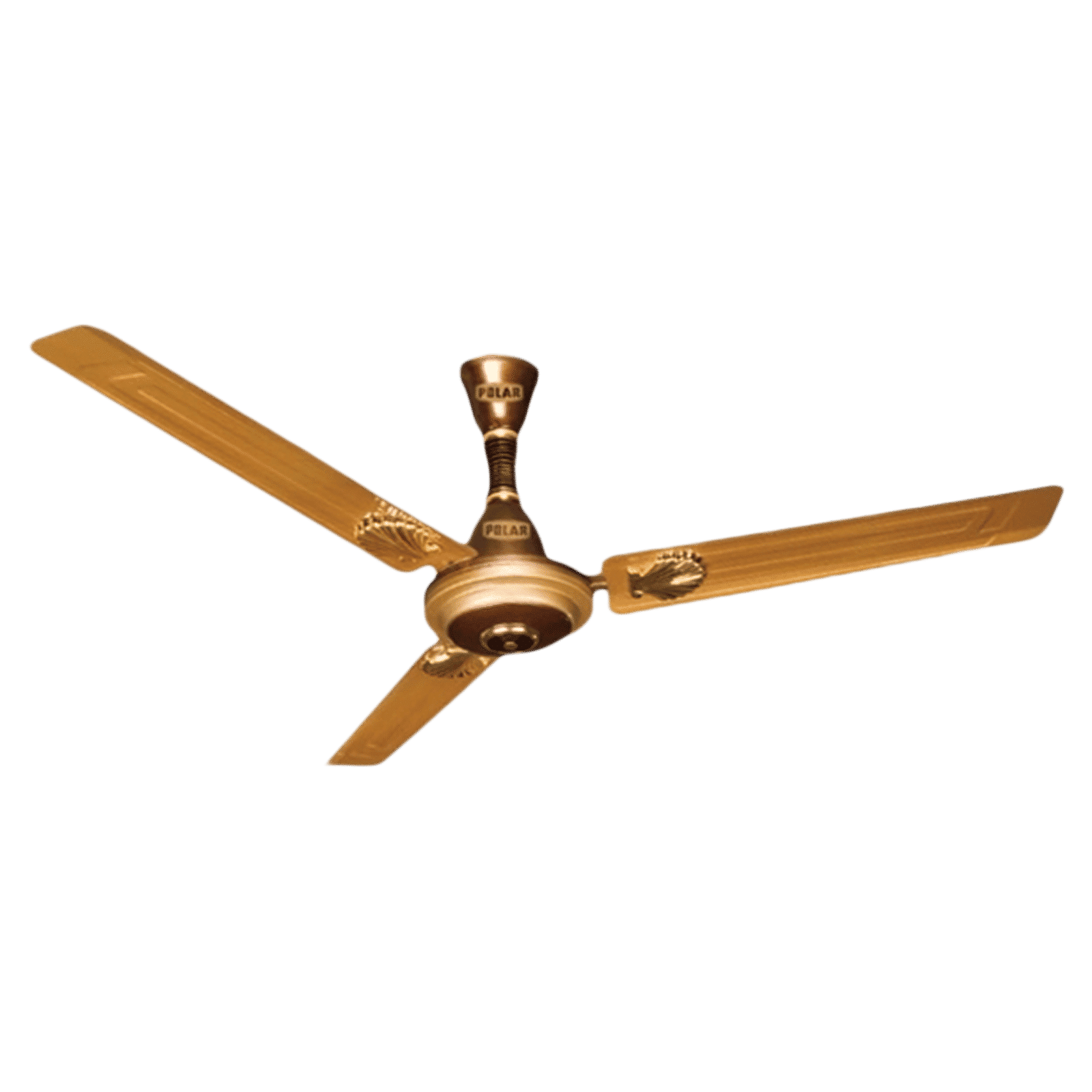 POLAR Megamite TT Deco 1 Star 1200mm 3 Blade Copper Motor Ceiling Fan (Rust Resistant, Champagne)_1