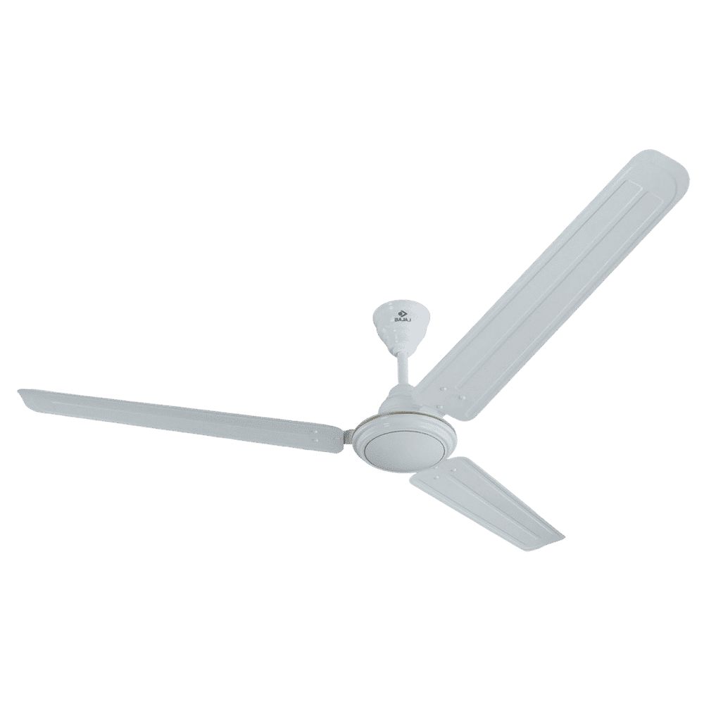 BAJAJ Bahar 1400mm 3 Blade Rust Proof Ceiling Fan (High Torque Motor, White)_1