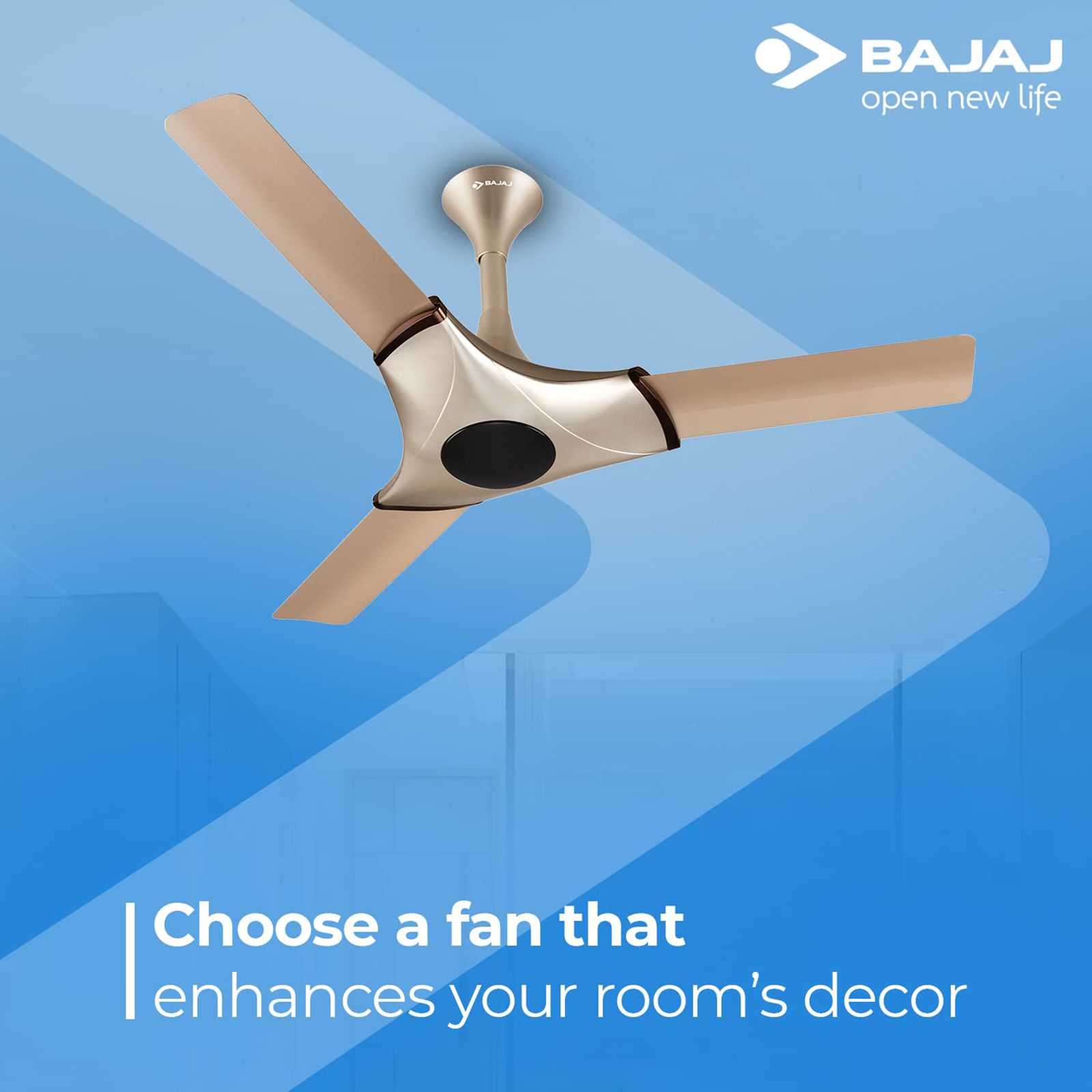 BAJAJ Esperanza 4 Star 1200mm 3 Blade Silent Operation Ceiling Fan (Strong Copper Motor, Topaz)_9
