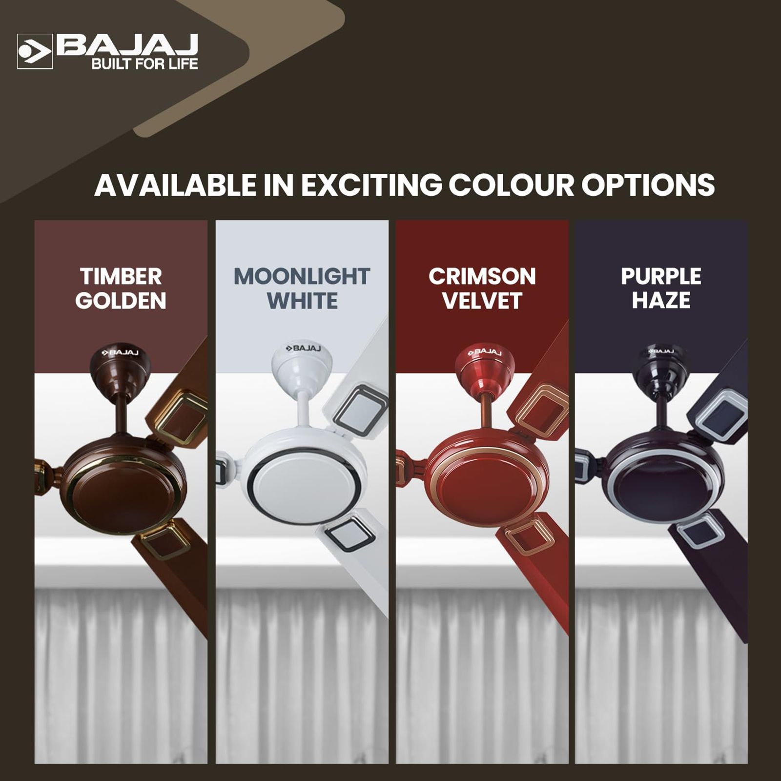 BAJAJ Grace Neo BBD EE 1 Star 1200mm 3 Blade Anti Corrosive Ceiling Fan (Energy Efficient, Moonlight White)_10