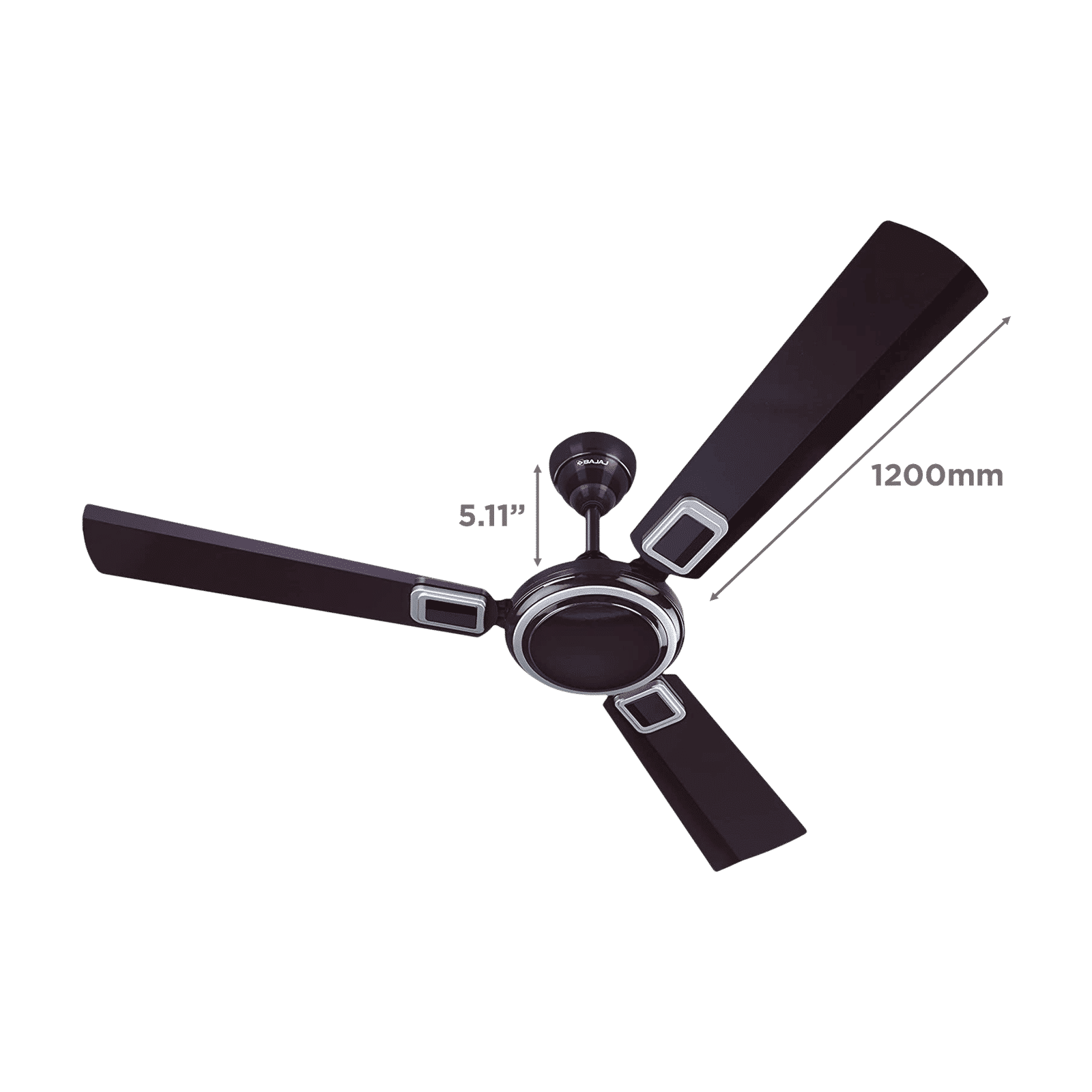 BAJAJ Grace Neo BBD EE 1 Star 1200mm 3 Blade Anti Corrosive Ceiling Fan (Energy Efficient, Purple Haze)_2