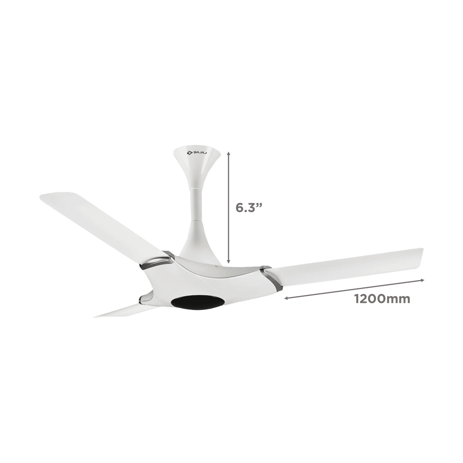 BAJAJ Esperanza 4 Star 1200mm 3 Blade Silent Operation Ceiling Fan (Strong Copper Motor, Glossy White)_2