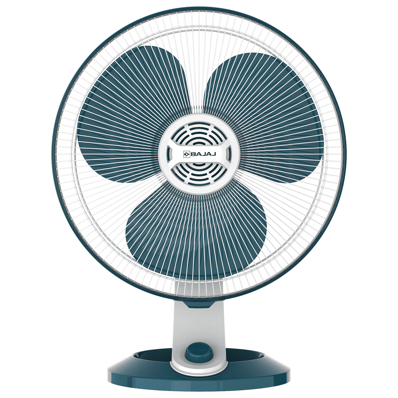 BAJAJ Veloce 5 Star 400mm 3 Blade Thermal Overload Protector Table Fan (Copper Motor, White & Ocean Blue) BAJAJ Veloce 5 Star 400mm 3 Blade Thermal Overload Protector Table Fan (Copper Motor, White & Ocean Blue)_1