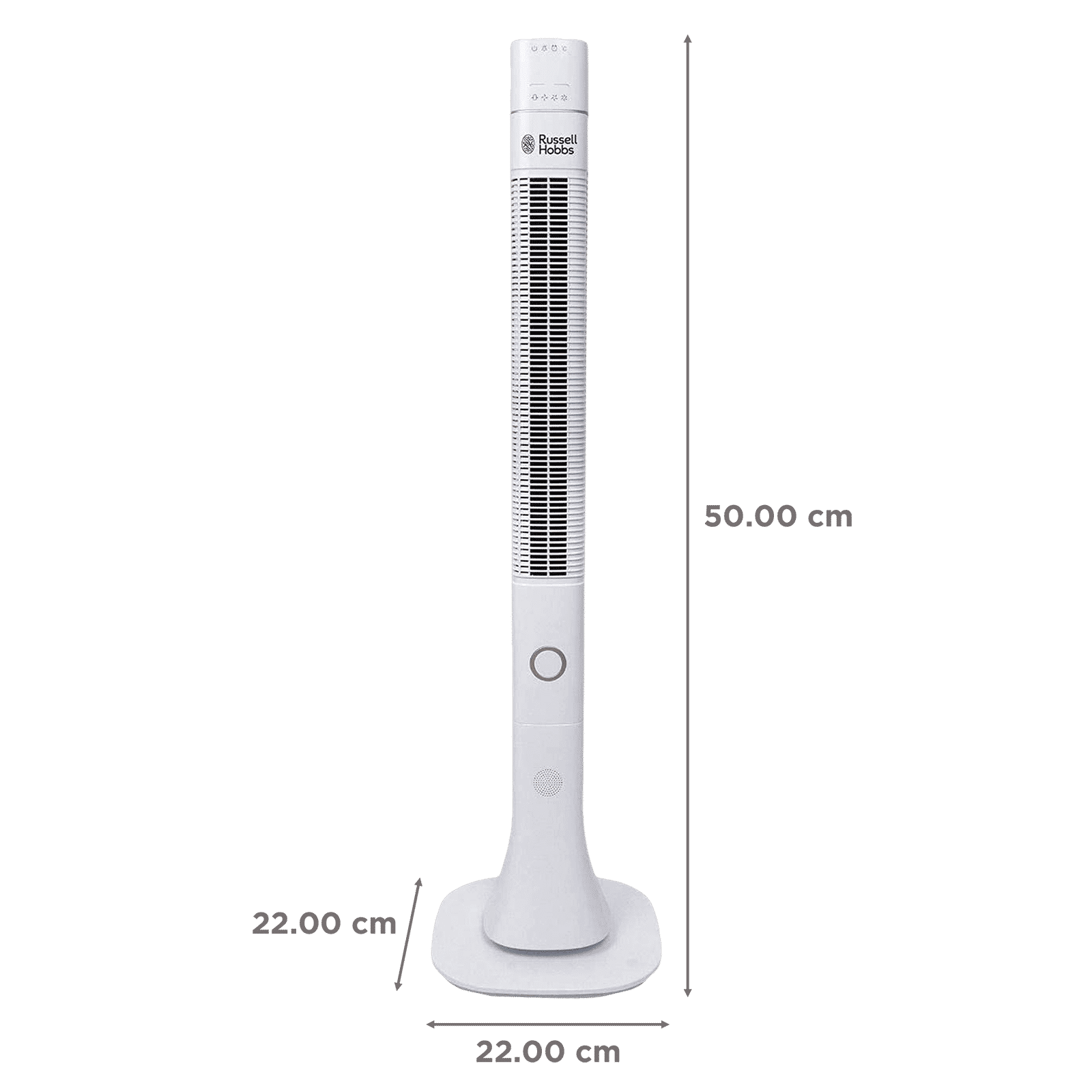 Russell Hobbs RTF-4800 Bladeless 13800 m3/hr Air Delivery Tower Fan with Remote (Superior Quality, White)_2