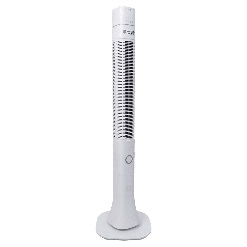 Russell Hobbs RTF-4800 Bladeless 13800 m3/hr Air Delivery Tower Fan with Remote (Superior Quality, White)_4