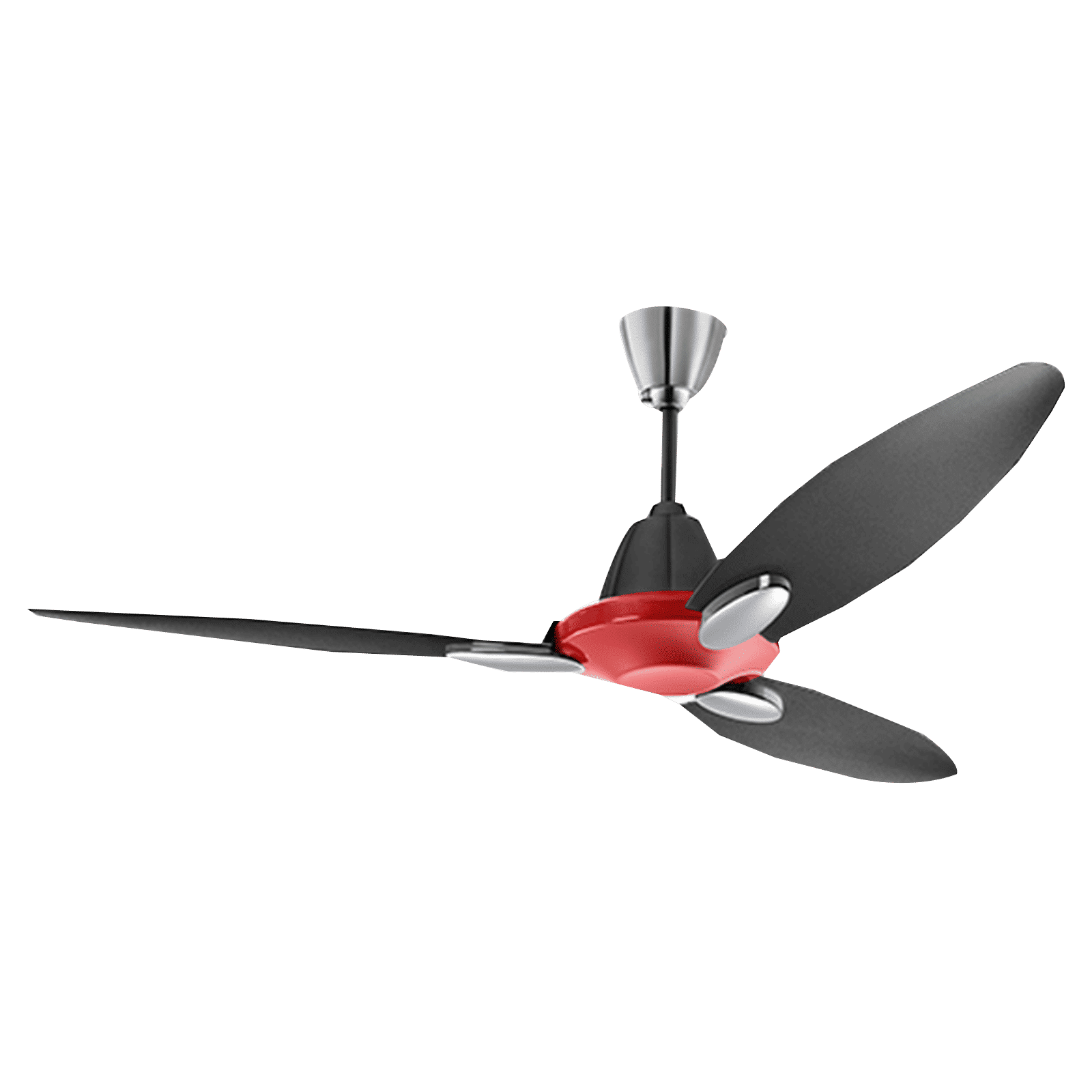 USHA Bloom Daffodil 1 Star 1250mm 3 Blade Electroplated Finish Ceiling Fan (Dust Resistant, Red & Black) USHA Bloom Daffodil 1 Star 1250mm 3 Blade Electroplated Finish Ceiling Fan (Dust Resistant, Red & Black)_10
