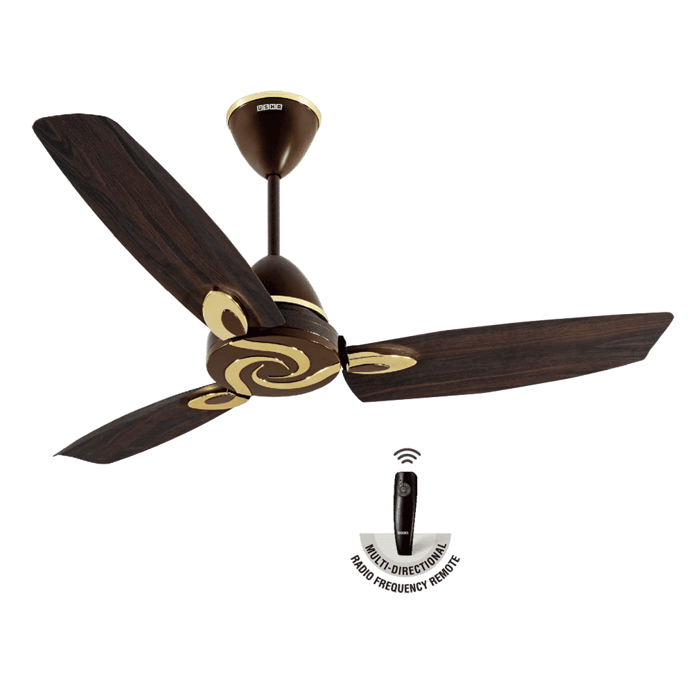 USHA Lambda 5 Star 1200mm 3 Blade BLDC Motor Ceiling Fan with Remote (Dust & Oil Resistant, Terra Brown) USHA Lambda 5 Star 1200mm 3 Blade BLDC Motor Ceiling Fan with Remote (Dust & Oil Resistant, Terra Brown)_1