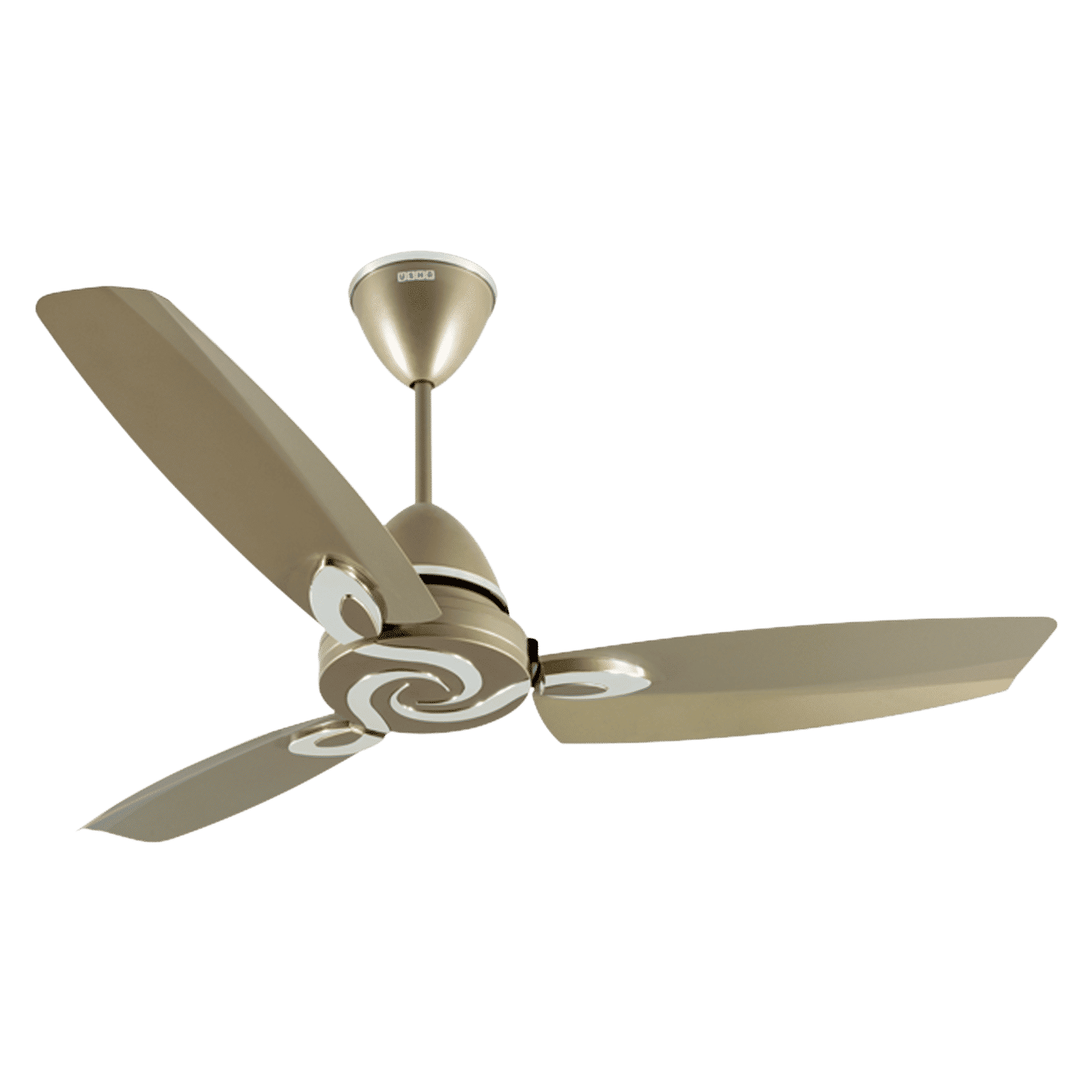 USHA Lambda 5 Star 1200mm 3 Blade BLDC Motor Ceiling Fan with Remote (Dust & Oil Resistant, Beige)_1