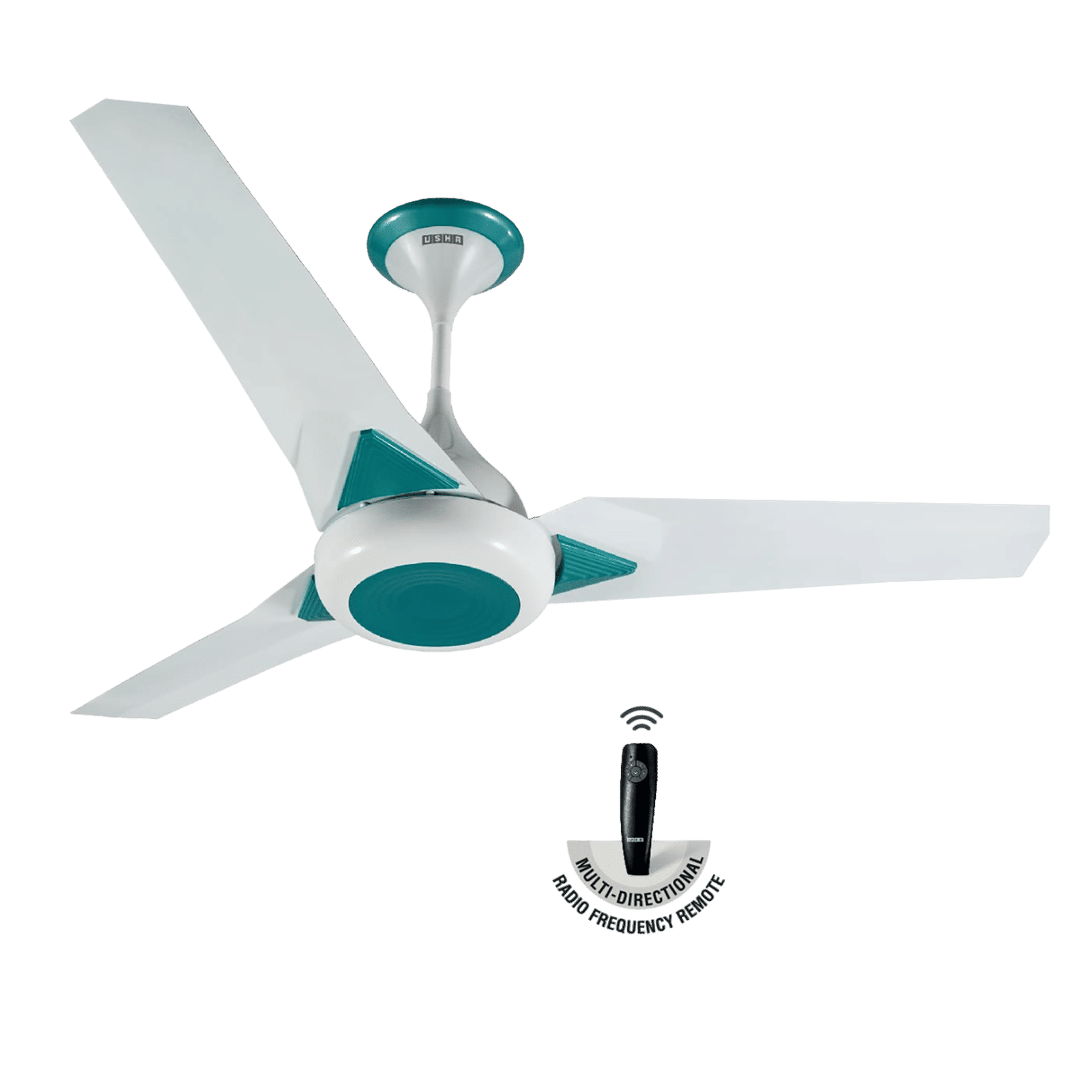 USHA Upsilon Plus 5 Star 1200mm 3 Blade BLDC Motor Ceiling Fan with Remote (Whisper Quiet Operation, White)_1
