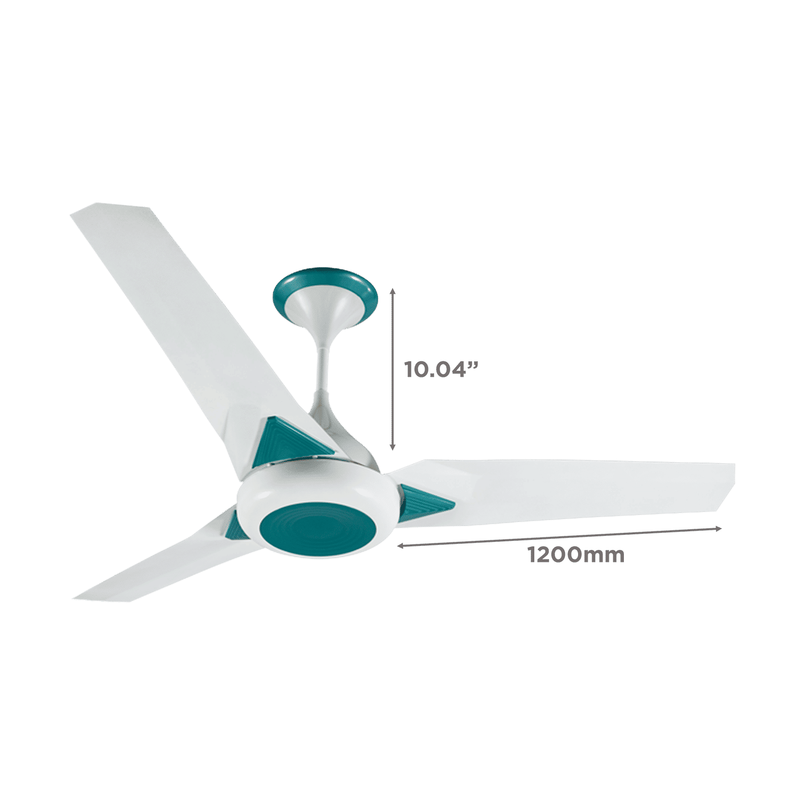 USHA Upsilon Plus 5 Star 1200mm 3 Blade BLDC Motor Ceiling Fan with Remote (Whisper Quiet Operation, White)_2