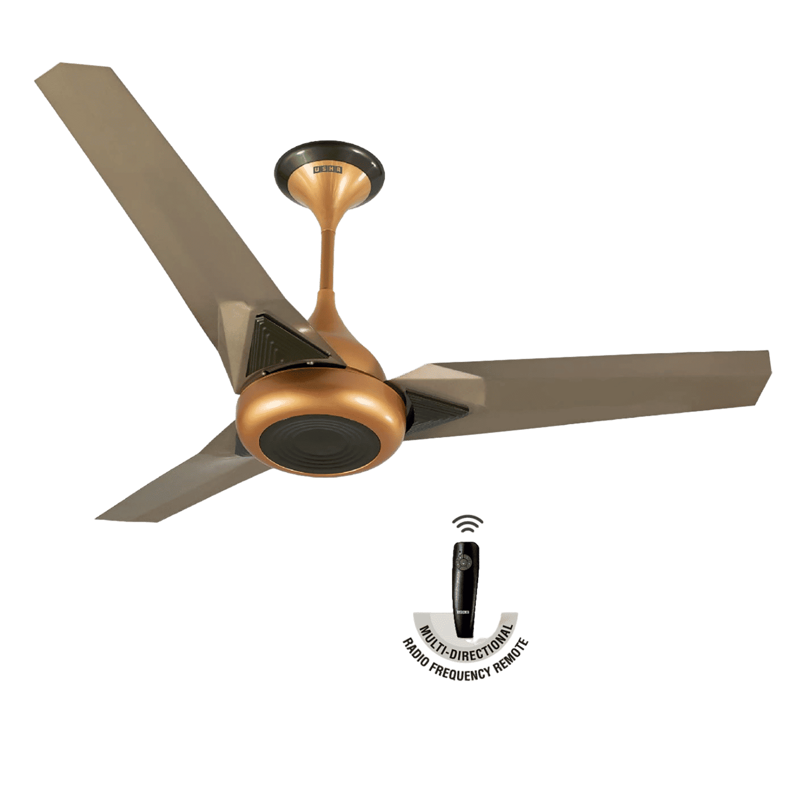 USHA Upsilon Plus 5 Star 1200mm 3 Blade BLDC Motor Ceiling Fan with Remote (Whisper Quiet Operation, Beige)_5