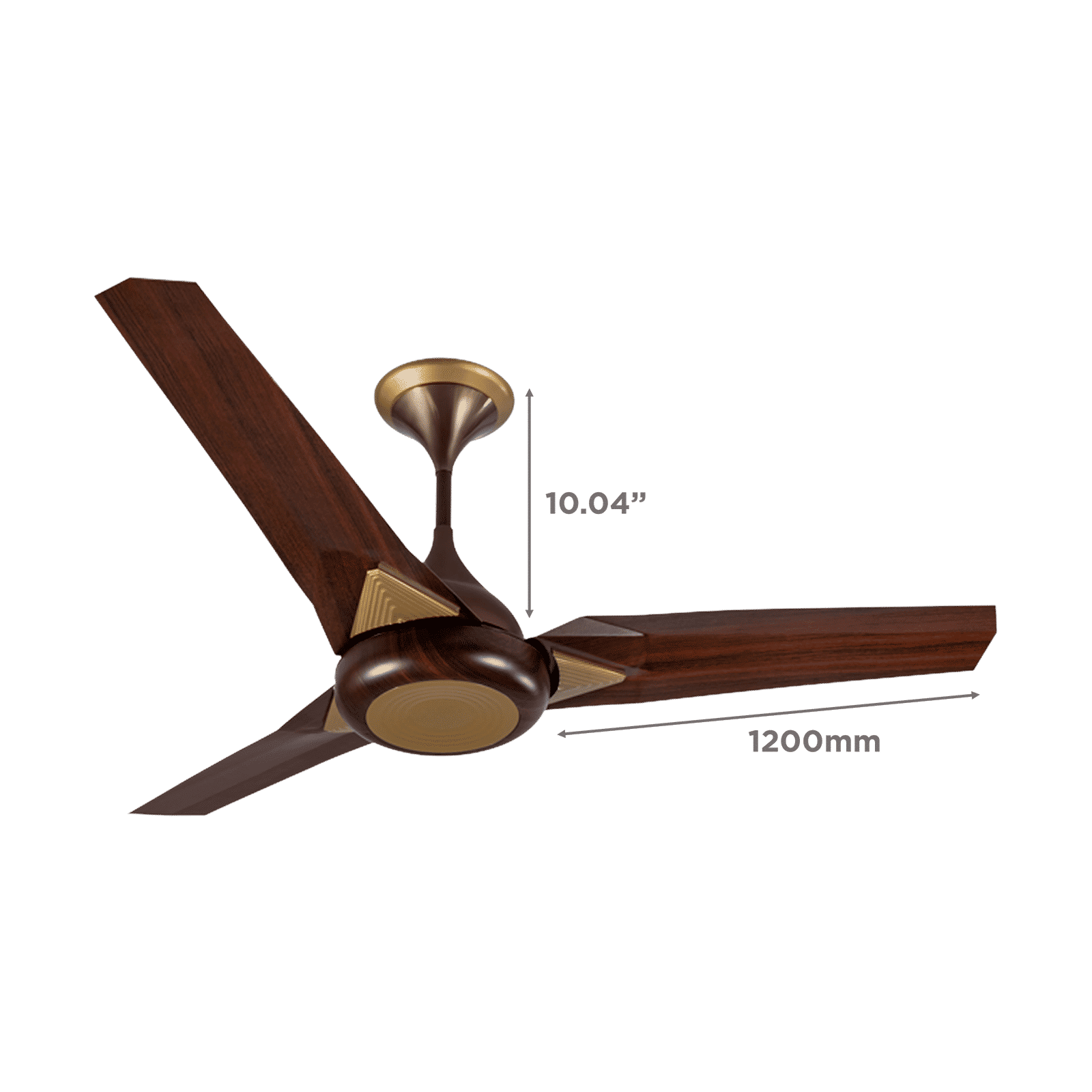 USHA Upsilon Plus 5 Star 1200mm 3 Blade BLDC Motor Ceiling Fan with Remote (Whisper Quiet Operation, Terra Brown) USHA Upsilon Plus 5 Star 1200mm 3 Blade BLDC Motor Ceiling Fan with Remote (Whisper Quiet Operation, Terra Brown)_2