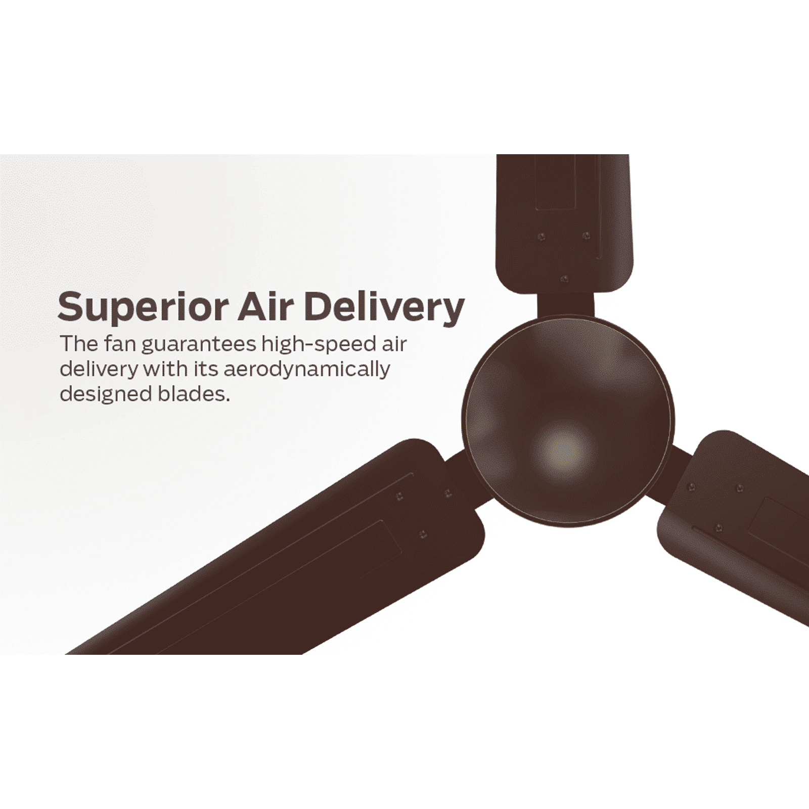 GM AIR9 1 Star 1200mm 3 Blade Anti Dust Ceiling Fan (Inverter Technology, Brown)_11