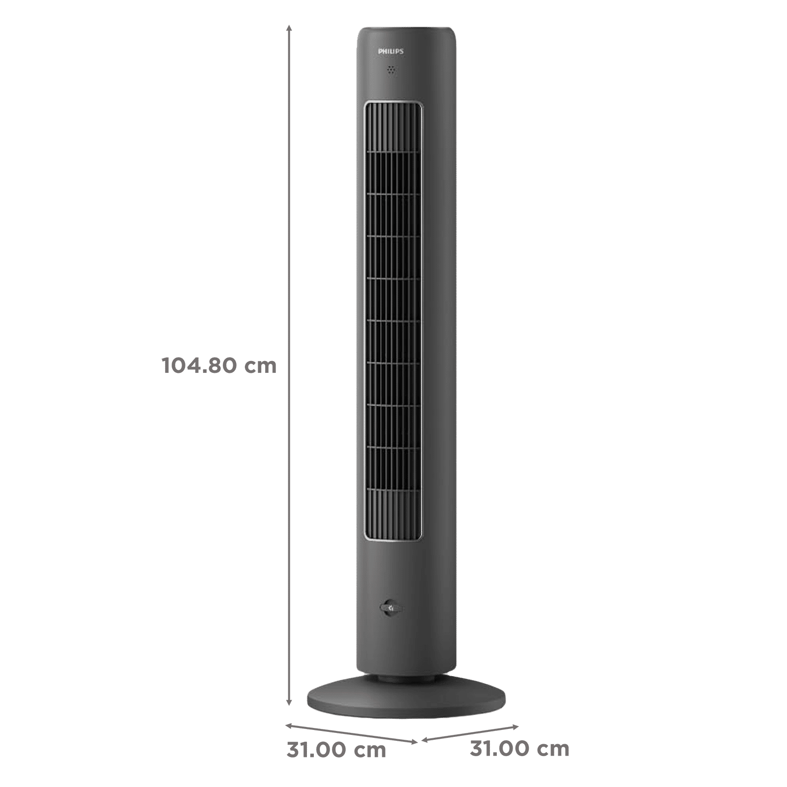 PHILIPS 5000 Series Bladeless 2230 m3/hr Air Delivery Tower Fan with Remote (Quiet Sleep mode, Black)_2