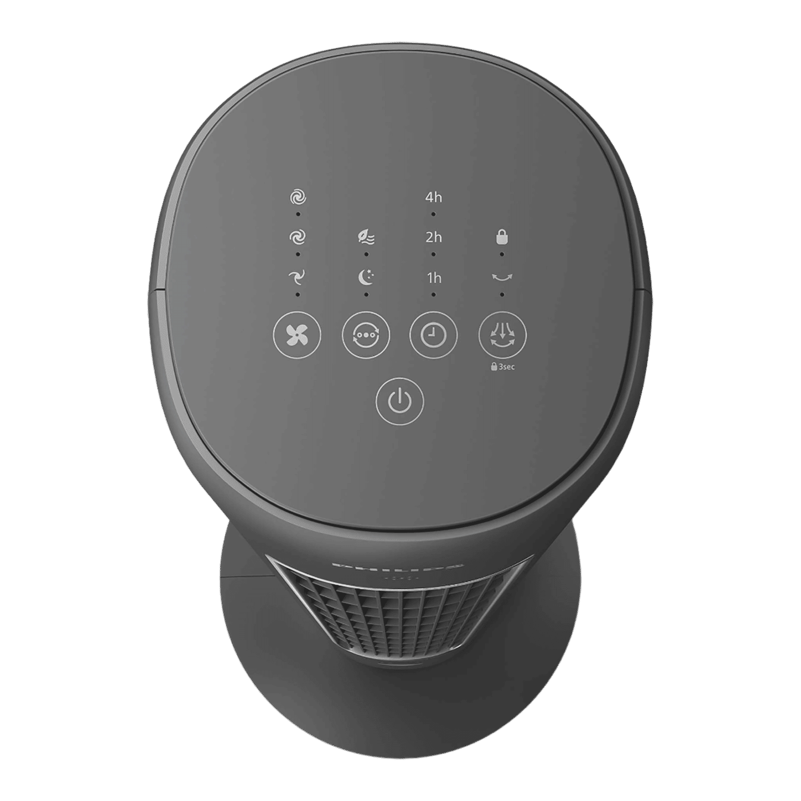 PHILIPS 5000 Series Bladeless 2230 m3/hr Air Delivery Tower Fan with Remote (Quiet Sleep mode, Black)_5