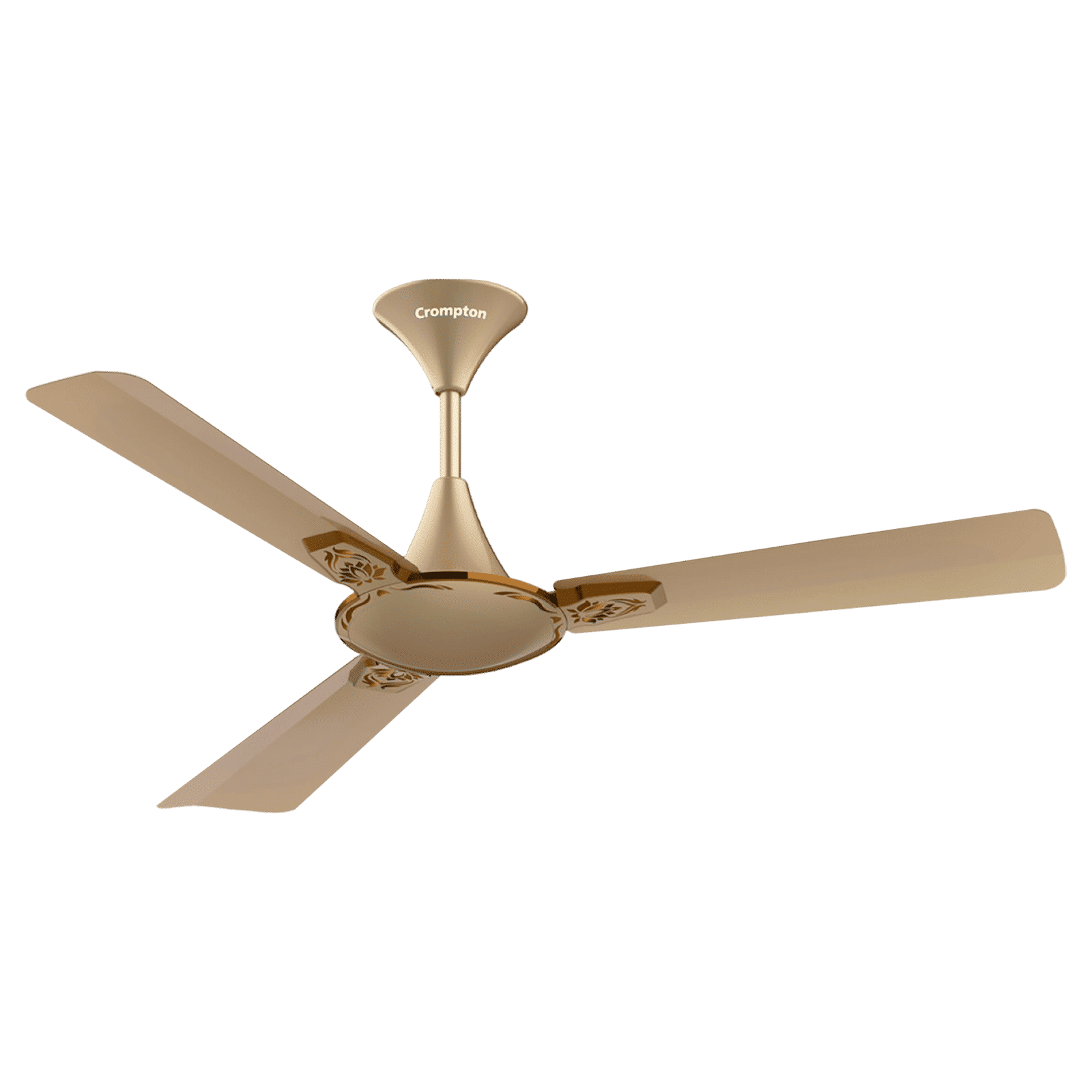 Crompton Premion Aura 2 Designer 1 Star 1200mm 3 Blade Copper Motor Ceiling Fan (Adjustable Height, Birken Effect)_1