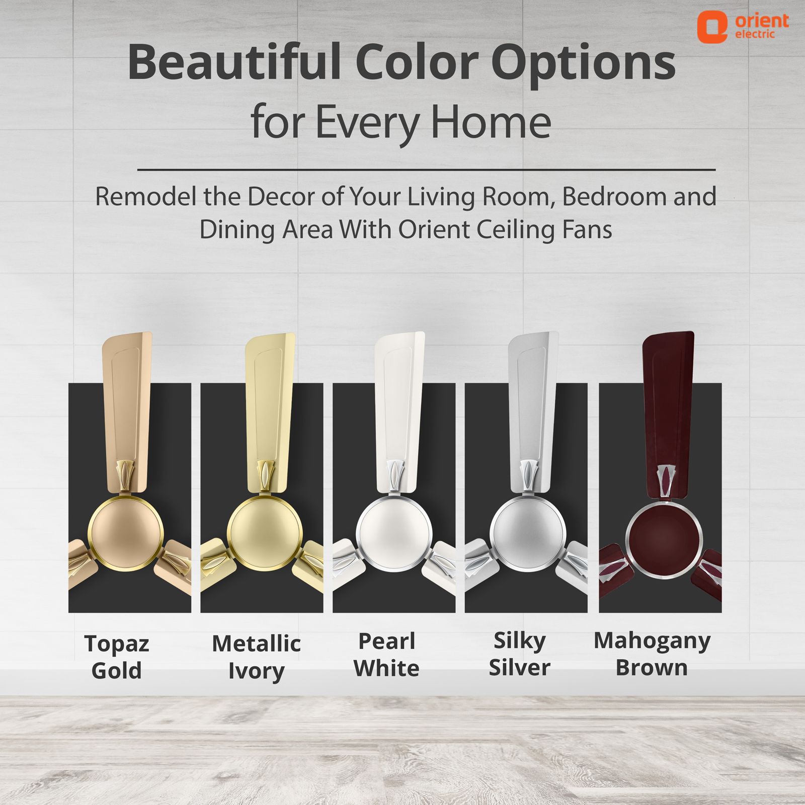 Orient Gratia 1 Star 1200mm 3 Blade High Performance Ceiling Fan (Double Ball Bearing, Metalic Ivory) Orient Gratia 1 Star 1200mm 3 Blade High Performance Ceiling Fan (Double Ball Bearing, Metalic Ivory)_6