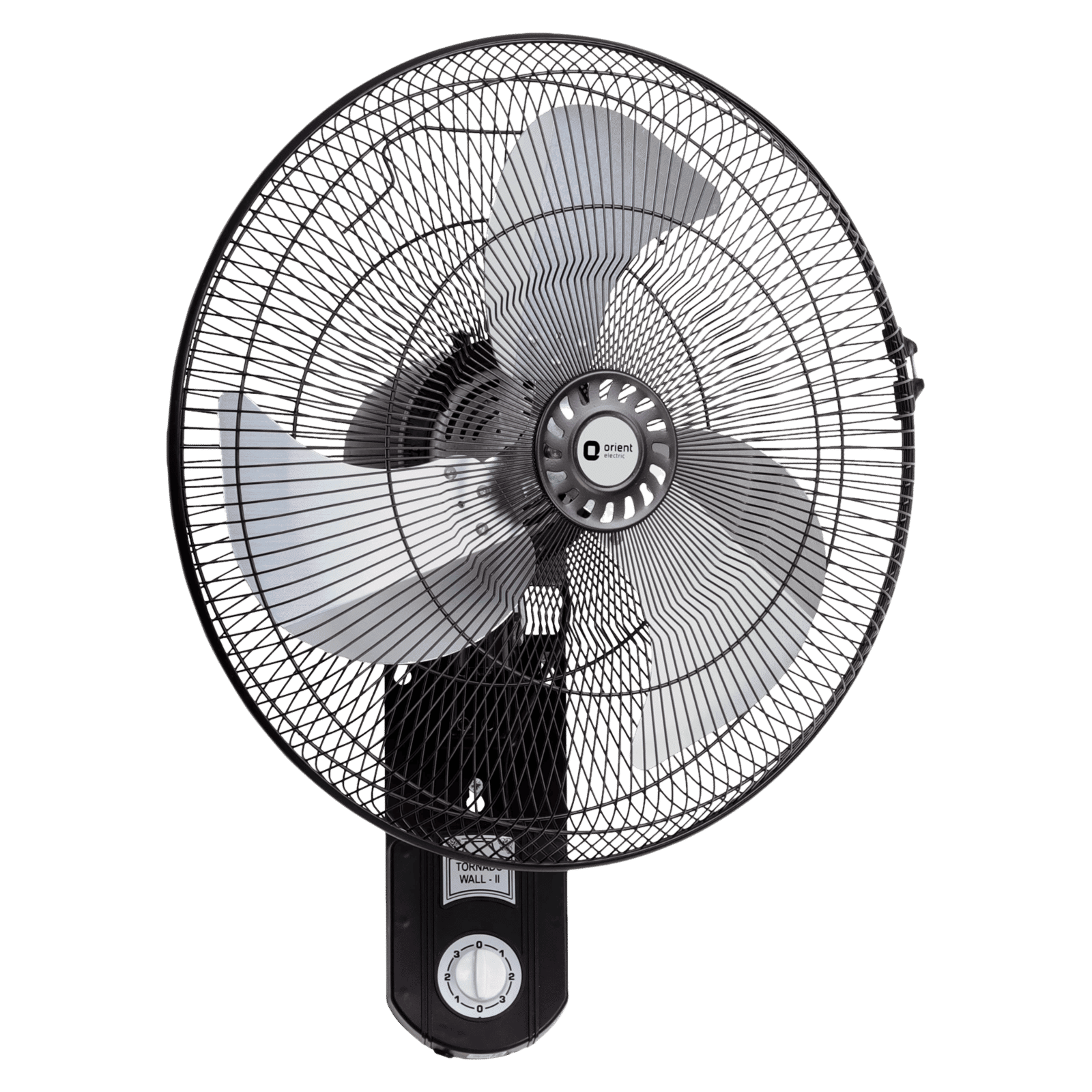 Orient Tornado II 450mm 3 Blade High Speed Wall Mounted Fan (Inverter Technology, Black)_4